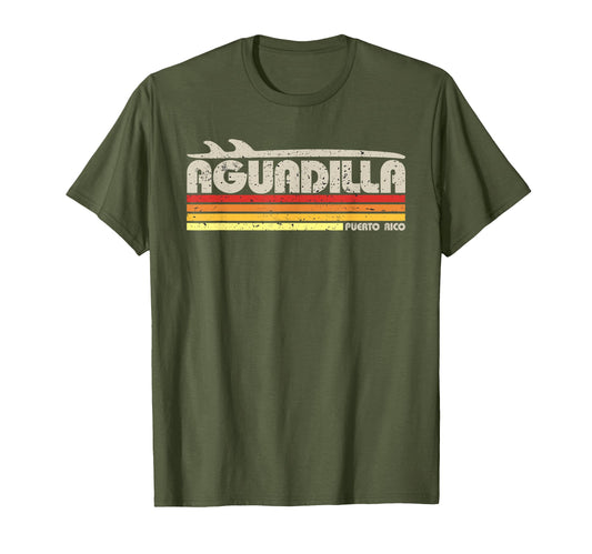 Aguadilla Puerto Rico Surf Paradise T-Shirt - Fun Novelty Design Unisex - T-Shirt, Sweatshirt, Hoodie