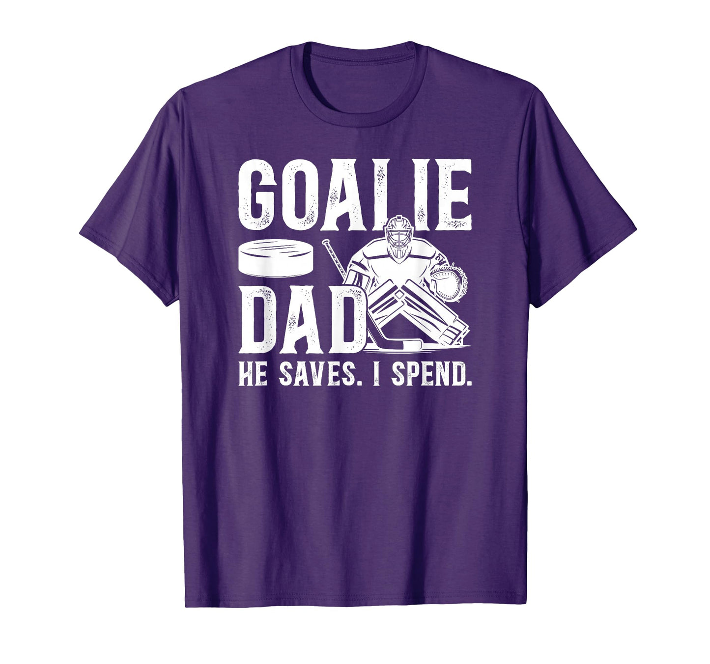 Funny Hockey Goalie Dad Hockey Goalkeeper T-Shirt - Trendy Graphic Unisex - T-Shirt, Sweatshirt, Hoodie