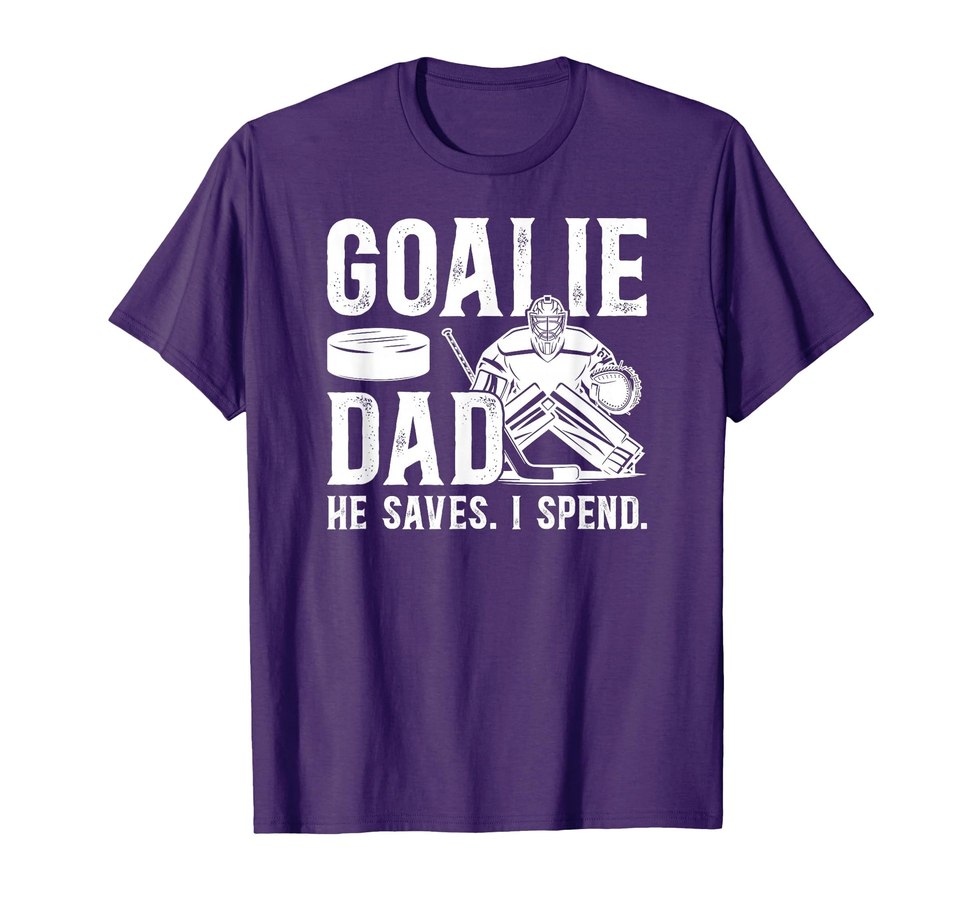 Funny Hockey Goalie Dad Hockey Goalkeeper T-Shirt - Trendy Graphic Unisex - T-Shirt, Sweatshirt, Hoodie