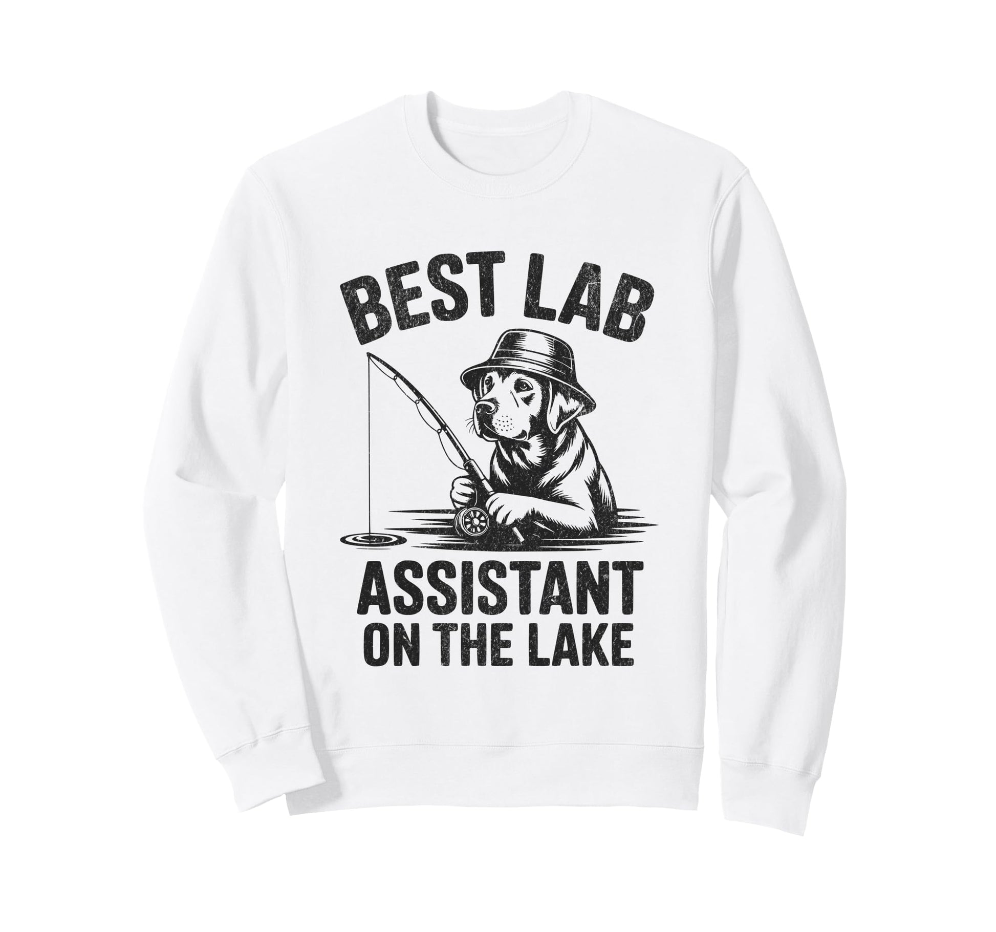 Best Lab Assistant Lake Fishing Sweatshirt - Streetwear Style for Adults - T-Shirt, Sweatshirt, Hoodie