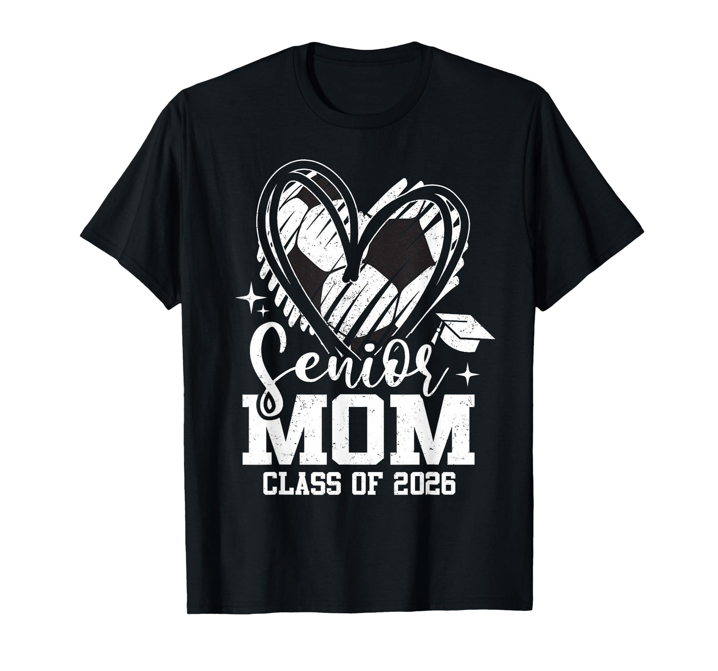 Senior Mom Class 2026 Soccer T-Shirt - Unique Graphic for Adults - T-Shirt, Sweatshirt, Hoodie