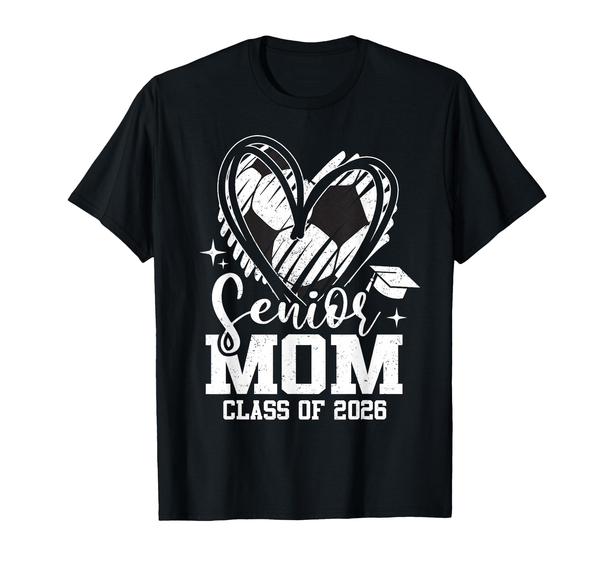 Senior Mom Class 2026 Soccer T-Shirt - Unique Graphic for Adults - T-Shirt, Sweatshirt, Hoodie