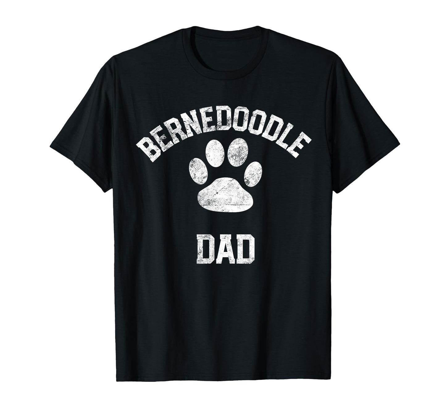 Bernedoodle Dad Distressed T-Shirt - Aesthetic Graphic Men Women - T-Shirt, Sweatshirt, Hoodie