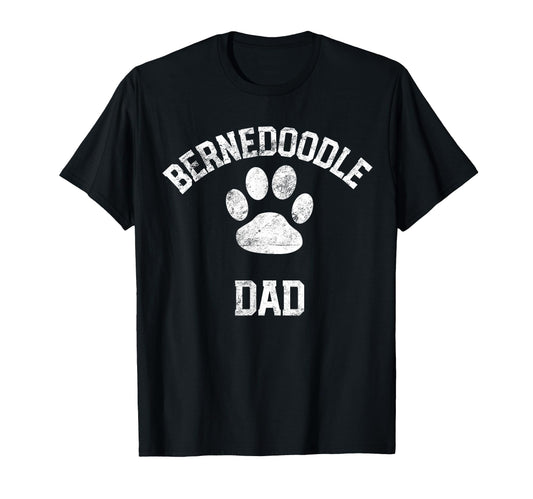 Bernedoodle Dad Distressed T-Shirt - Aesthetic Graphic Men Women - T-Shirt, Sweatshirt, Hoodie