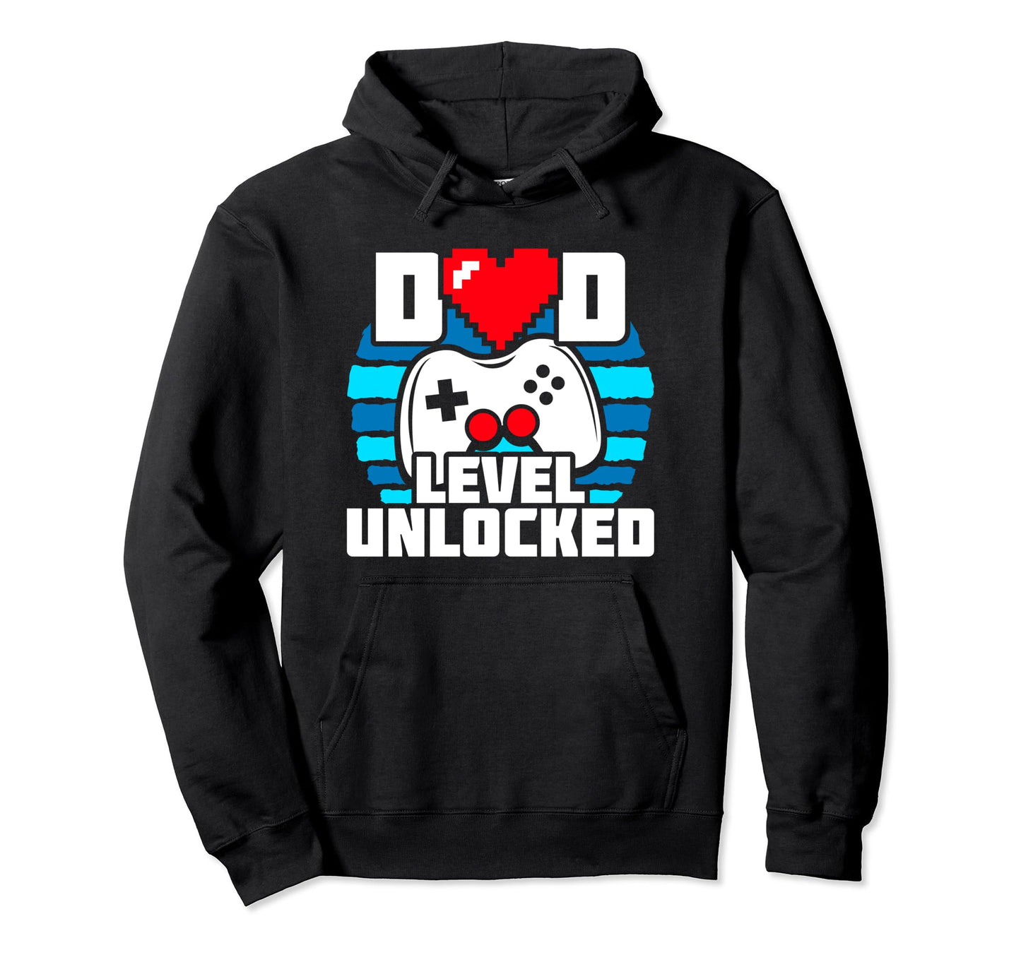 New Dad Level Unlocked Gamer Dad Hoodie - Aesthetic Graphic Men Women - T-Shirt, Sweatshirt, Hoodie