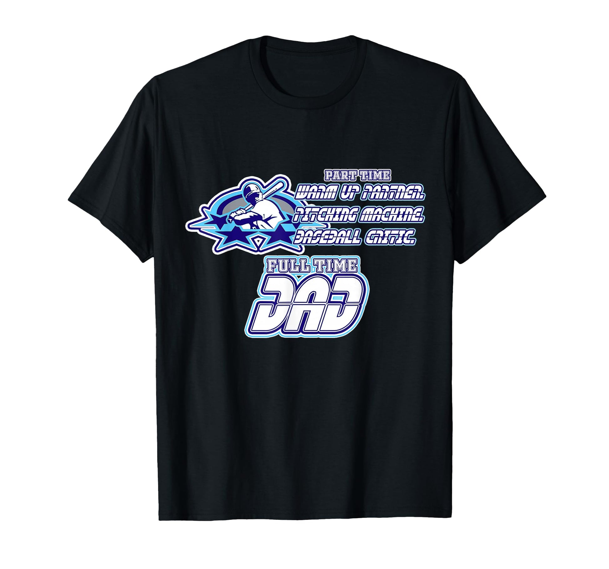Part Time Warm Up Partner Pitching T-Shirt - Minimalist Print for Adults - T-Shirt, Sweatshirt, Hoodie