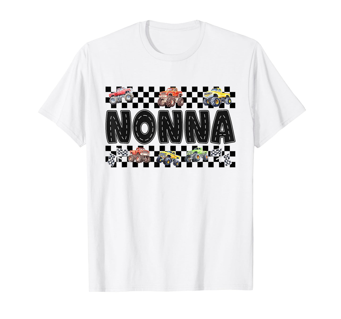 Nonna Monster Truck Family Crew T-Shirt - Casual Everyday Wear Unisex - T-Shirt, Sweatshirt, Hoodie