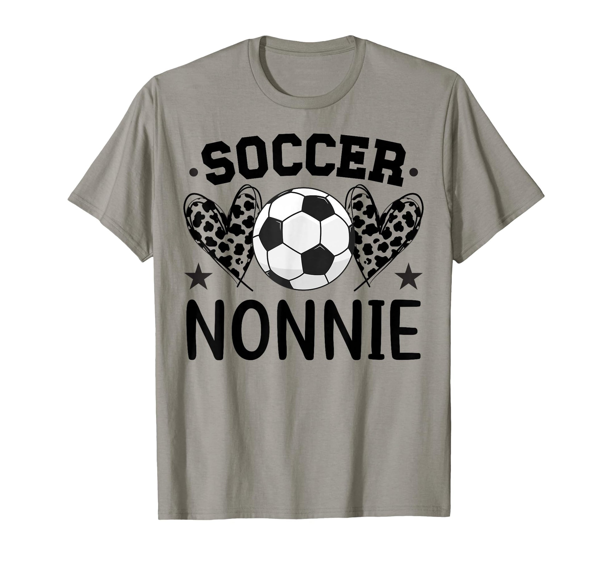 Soccer Nonnie Hearts Nonnie Soccer T-Shirt - Novelty Apparel Men Women - T-Shirt, Sweatshirt, Hoodie