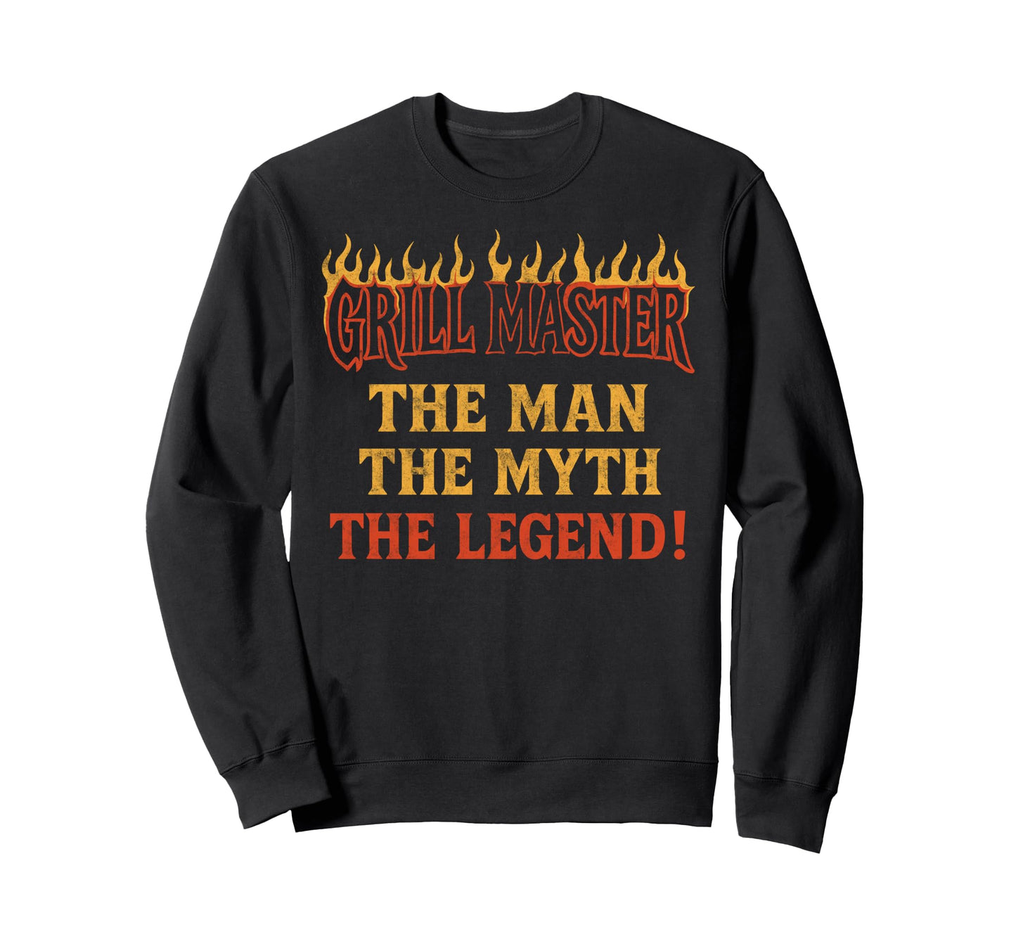 Funny Bbq Dad Grill Master Myth Sweatshirt - Unique Graphic Men Women - T-Shirt, Sweatshirt, Hoodie
