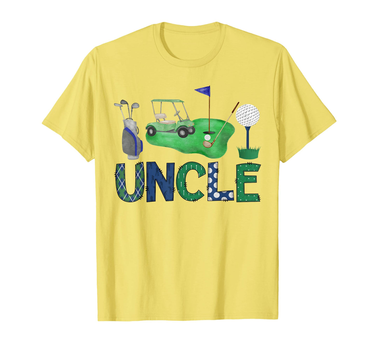 Uncle Birthday Hole One Golf Sport T-Shirt - Streetwear Style for Adults - T-Shirt, Sweatshirt, Hoodie