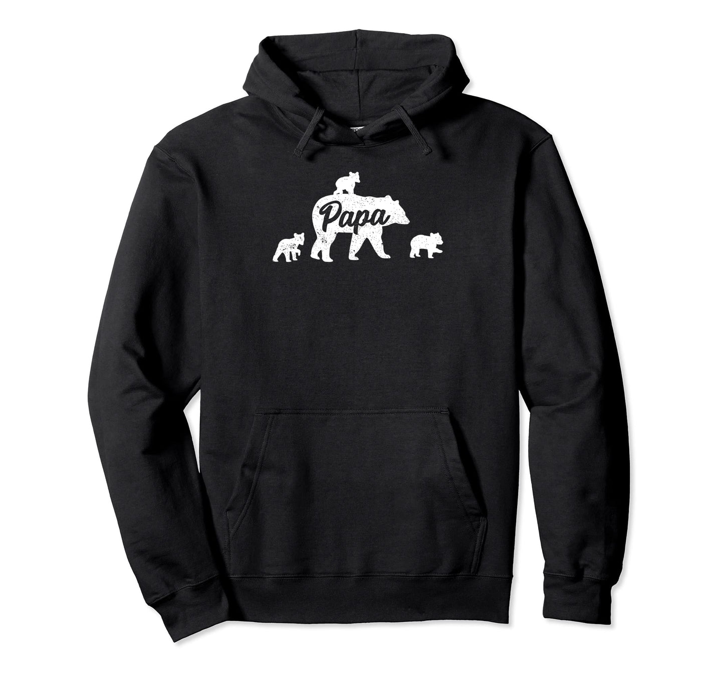 Papa Bear 3 Cubs Fathers Day Hoodie - Novelty Apparel for Adults - T-Shirt, Sweatshirt, Hoodie