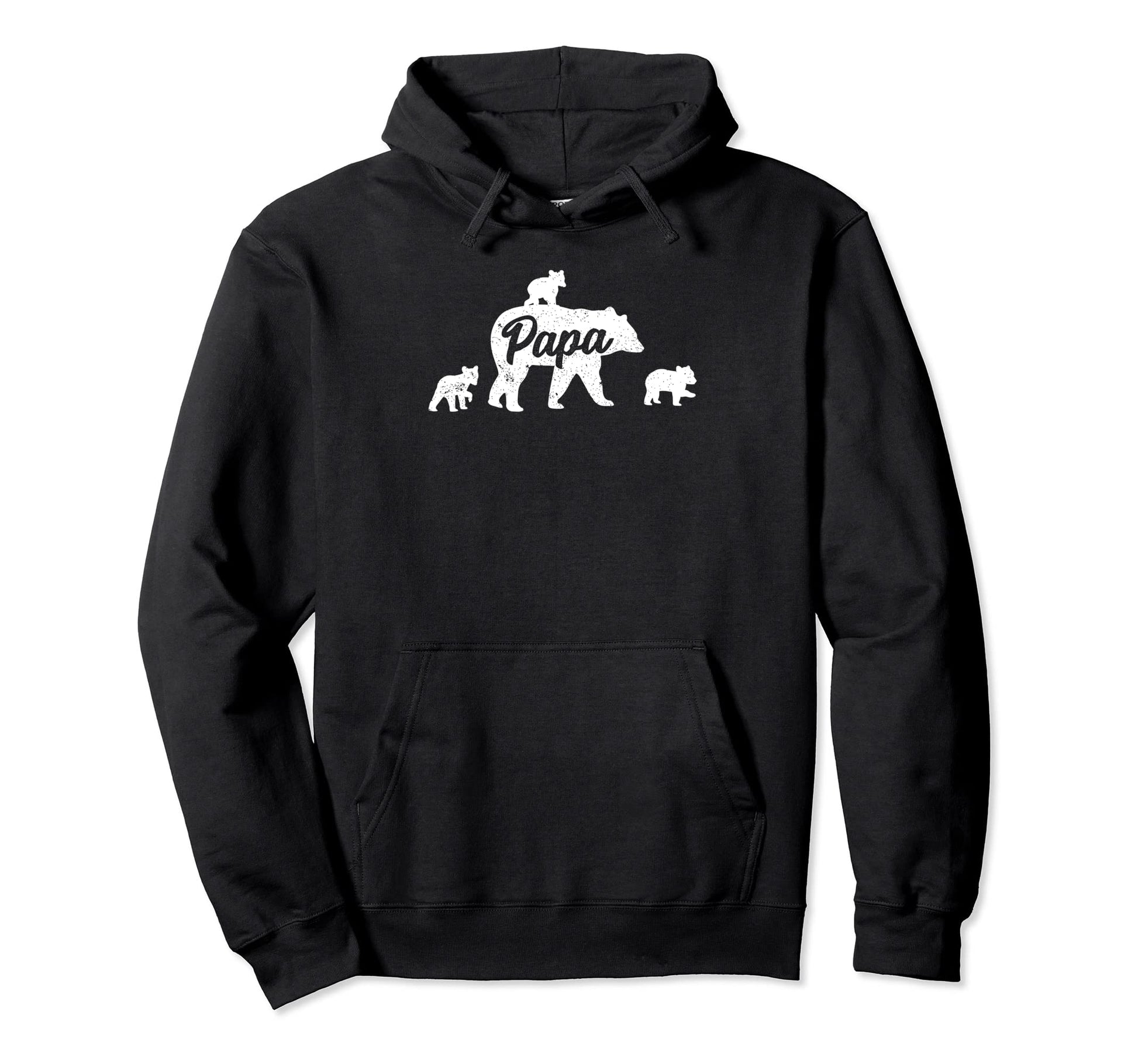 Papa Bear 3 Cubs Fathers Day Hoodie - Novelty Apparel for Adults - T-Shirt, Sweatshirt, Hoodie