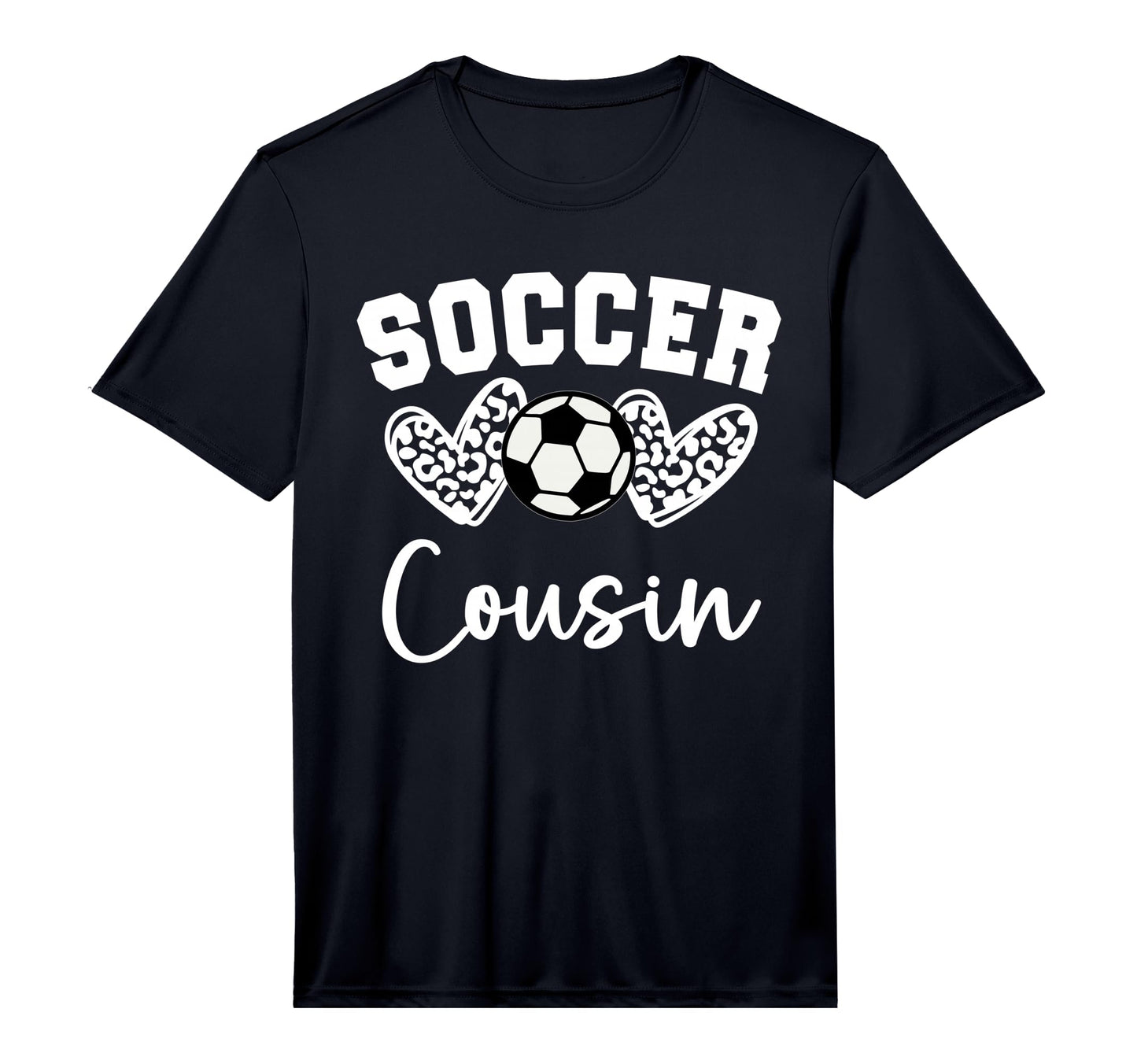 Soccer Cousin Matching Family Soccer T-Shirt - Casual Everyday Wear Unisex - T-Shirt, Sweatshirt, Hoodie