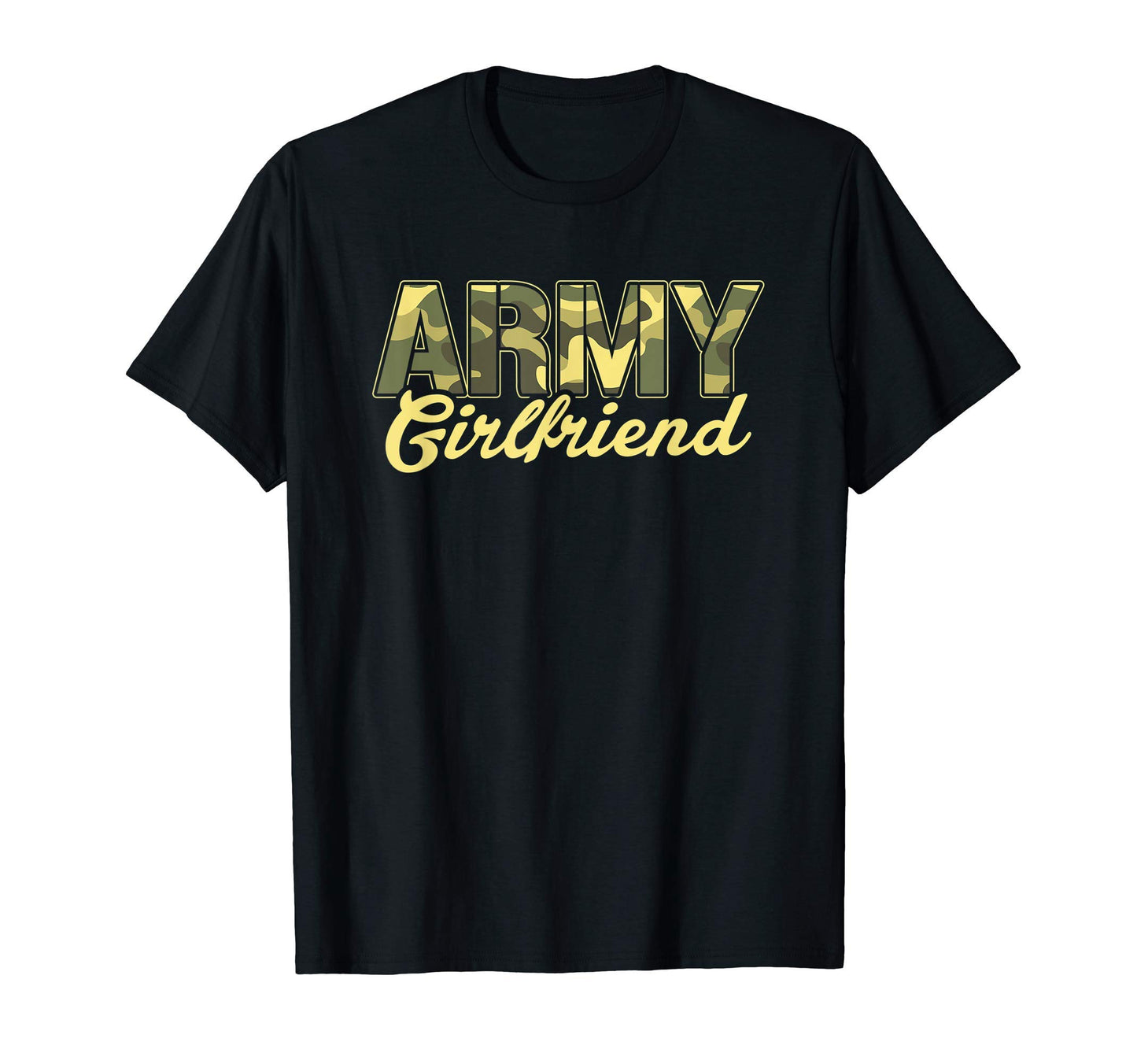 Proud Army Girlfriend Us Military T-Shirt - Graphic Print for Adults - T-Shirt, Sweatshirt, Hoodie