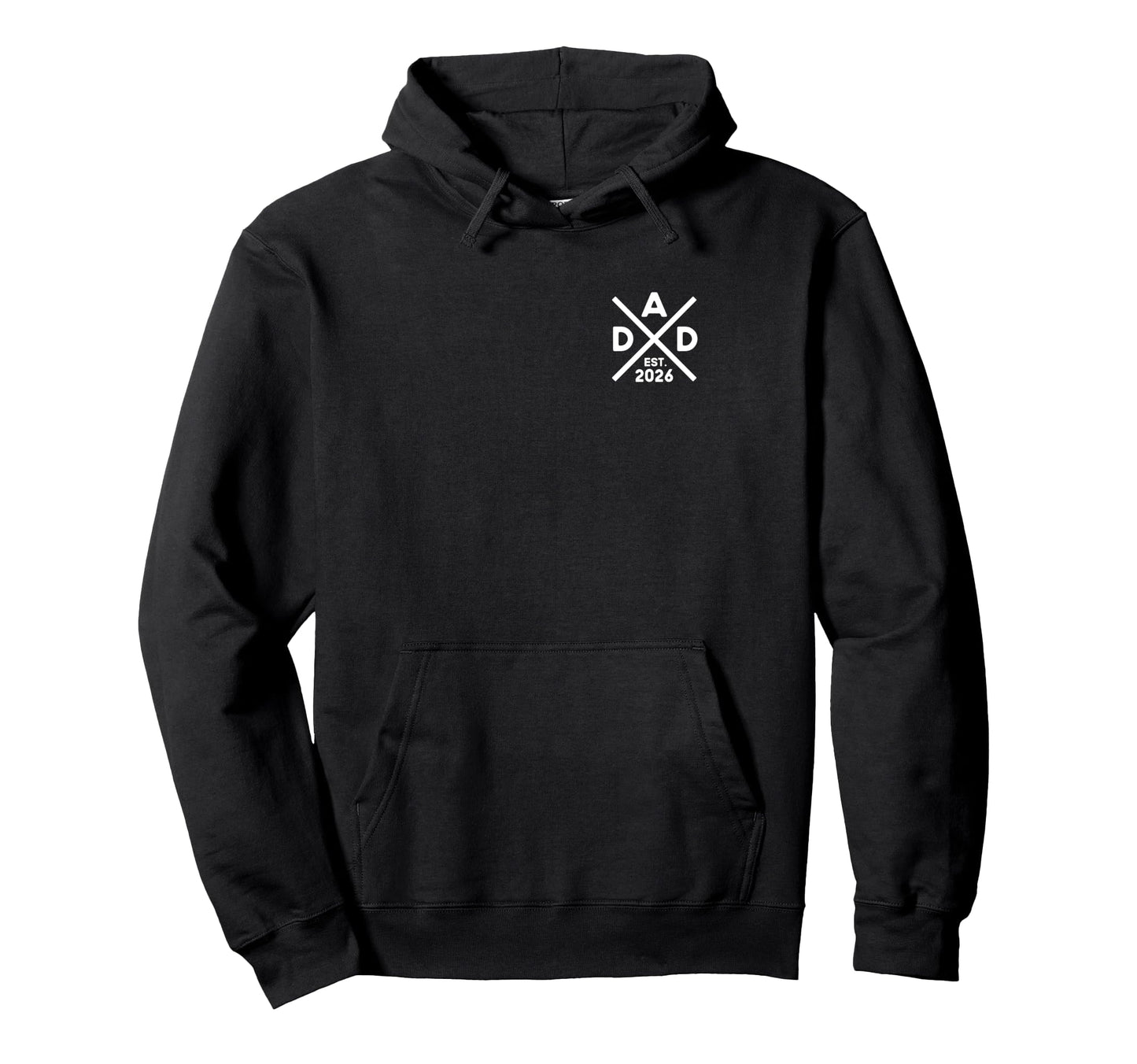 Dad Est 2026 Dad 26 Logo Dad 2026 Hoodie - Trendy Graphic Men Women - T-Shirt, Sweatshirt, Hoodie