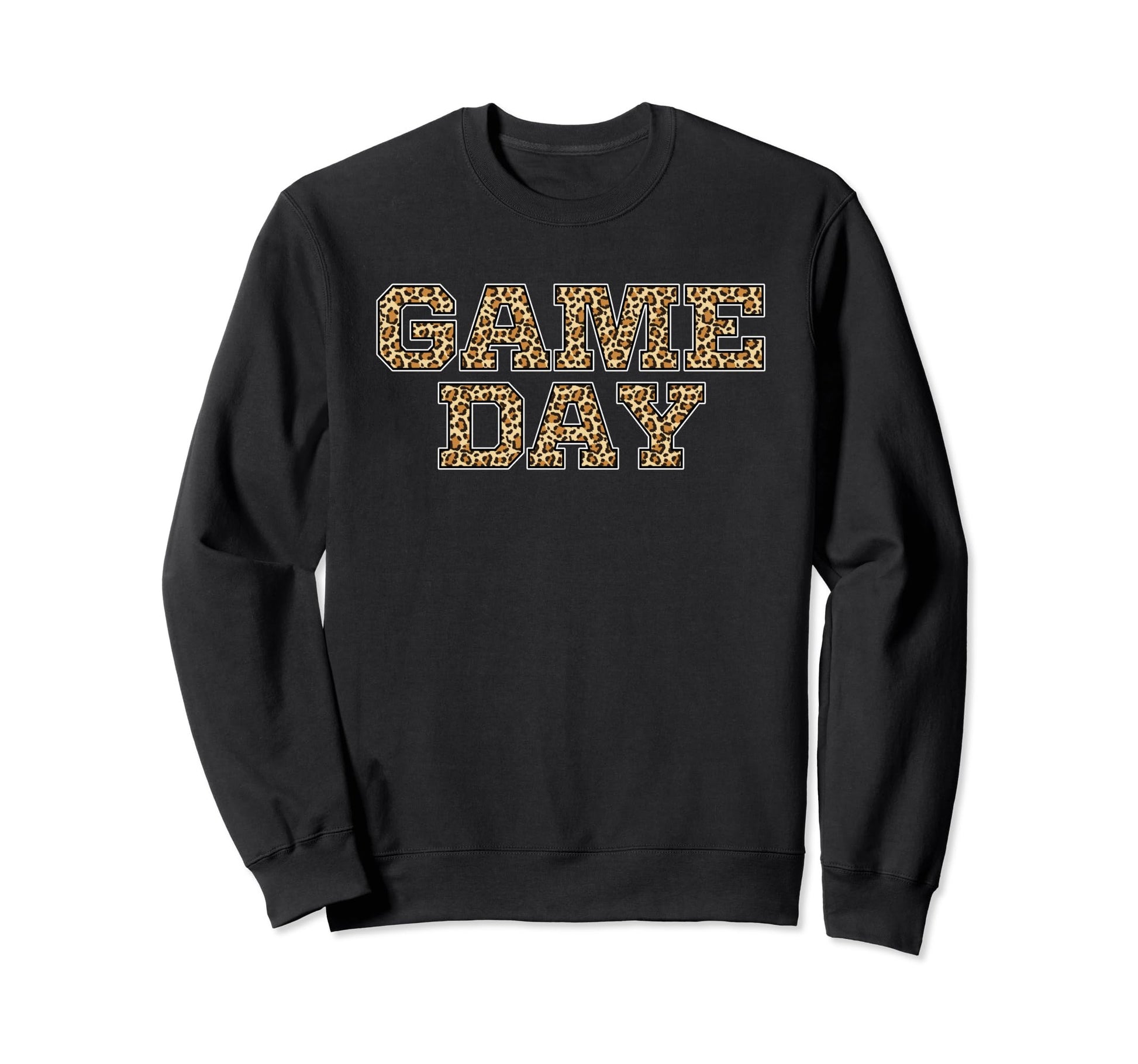Game Day Leopard Animal Sports Sweatshirt - Fun Novelty Design for Adults - T-Shirt, Sweatshirt, Hoodie