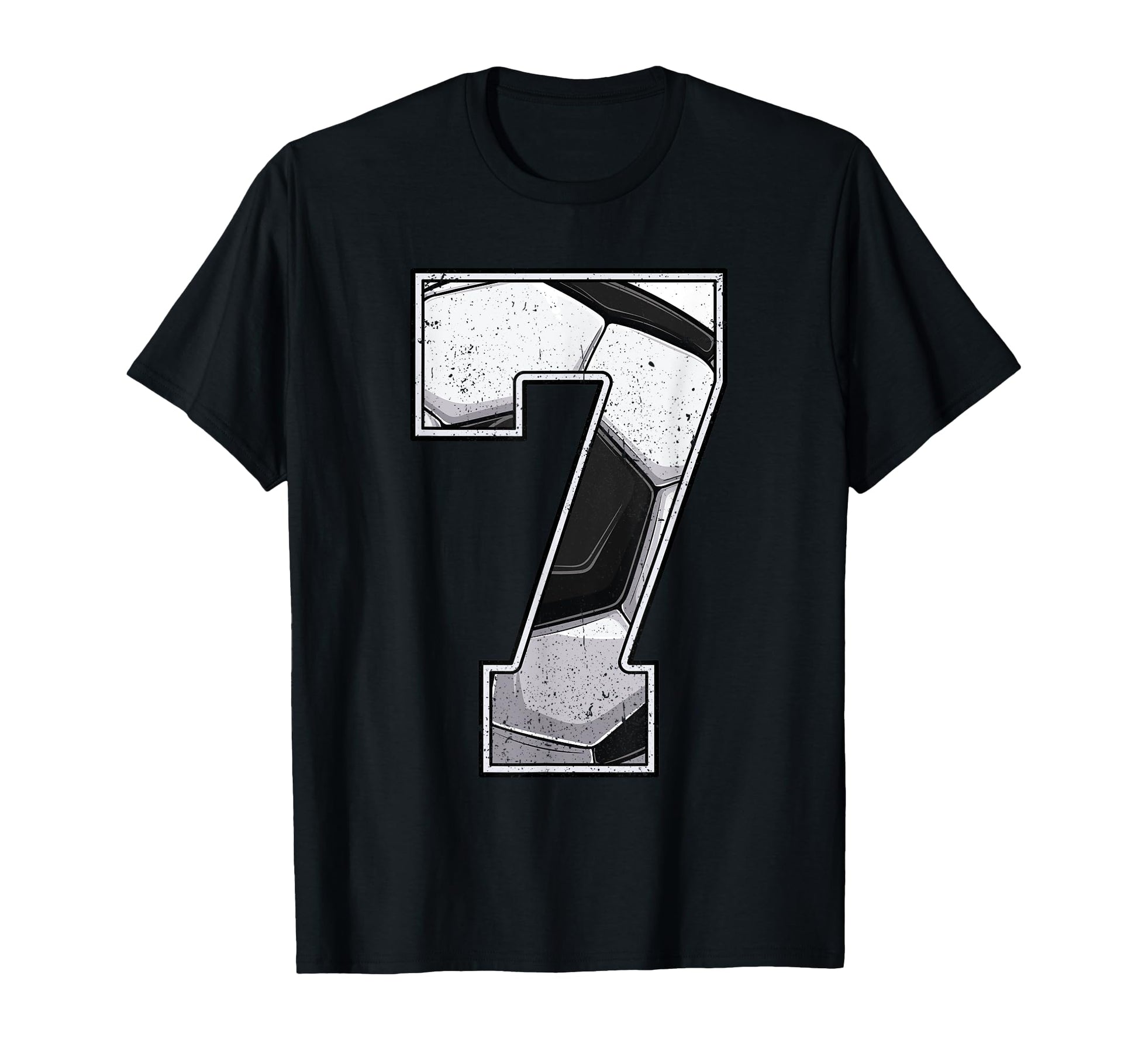 Soccer Second 7Th Birthday 7 T-Shirt - Casual Everyday Wear Men Women - T-Shirt, Sweatshirt, Hoodie
