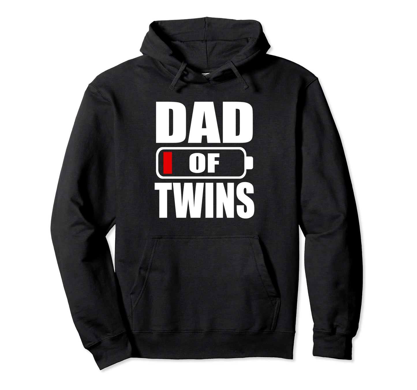 Dad Twins Daughter Sons Fathers Day Hoodie - Minimalist Print Unisex - T-Shirt, Sweatshirt, Hoodie