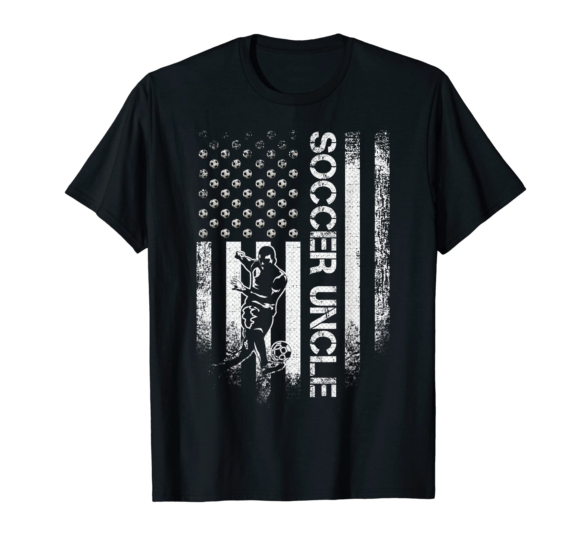 Usa American Flag Proud Soccer Uncle T-Shirt - Unique Graphic for Adults - T-Shirt, Sweatshirt, Hoodie
