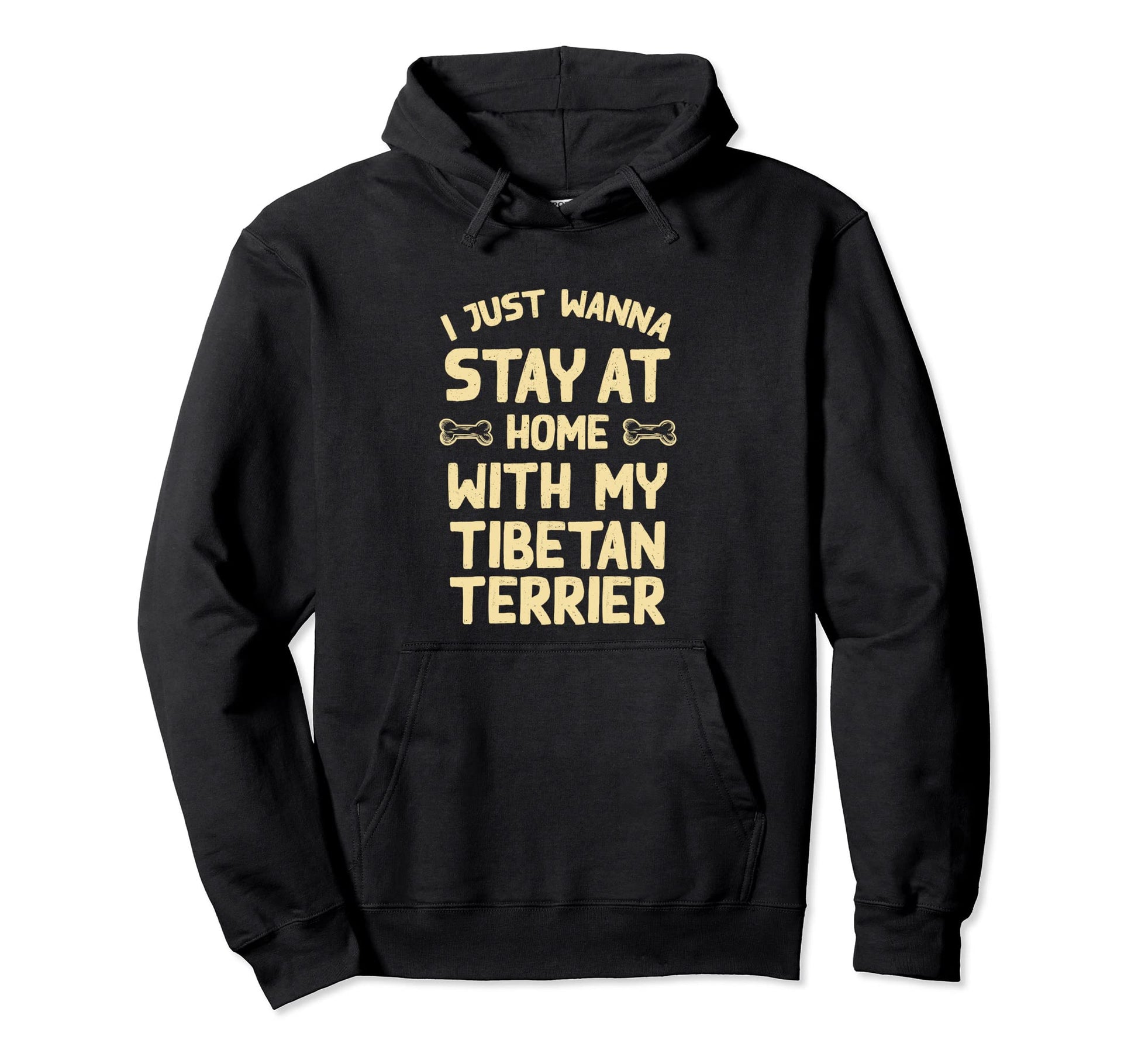 Stay Home My Irish Wolfhound Funny Hoodie - Custom Art Print for Adults - T-Shirt, Sweatshirt, Hoodie