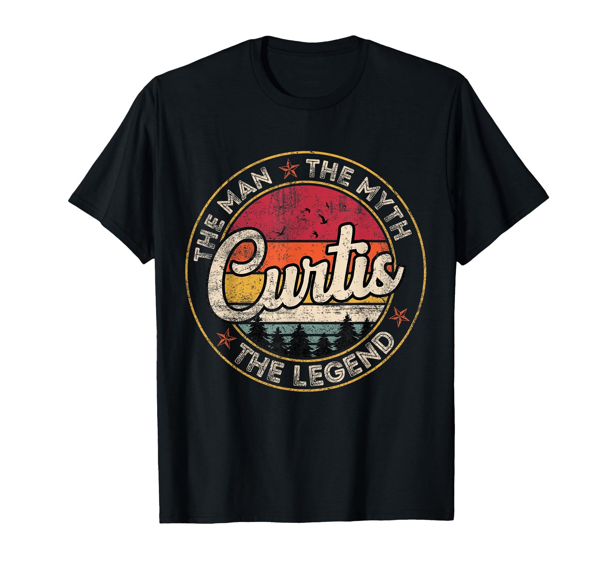 Curtis Myth Legend Personalized Name T-Shirt - Aesthetic Graphic Men Women - T-Shirt, Sweatshirt, Hoodie
