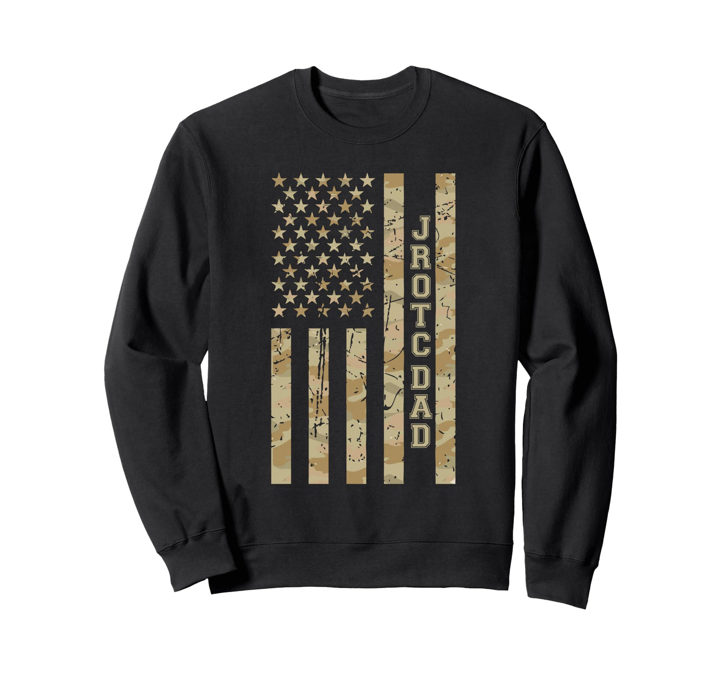 Jrotc Dad Proud Dad Military Family Sweatshirt - Graphic Print for Adults - T-Shirt, Sweatshirt, Hoodie