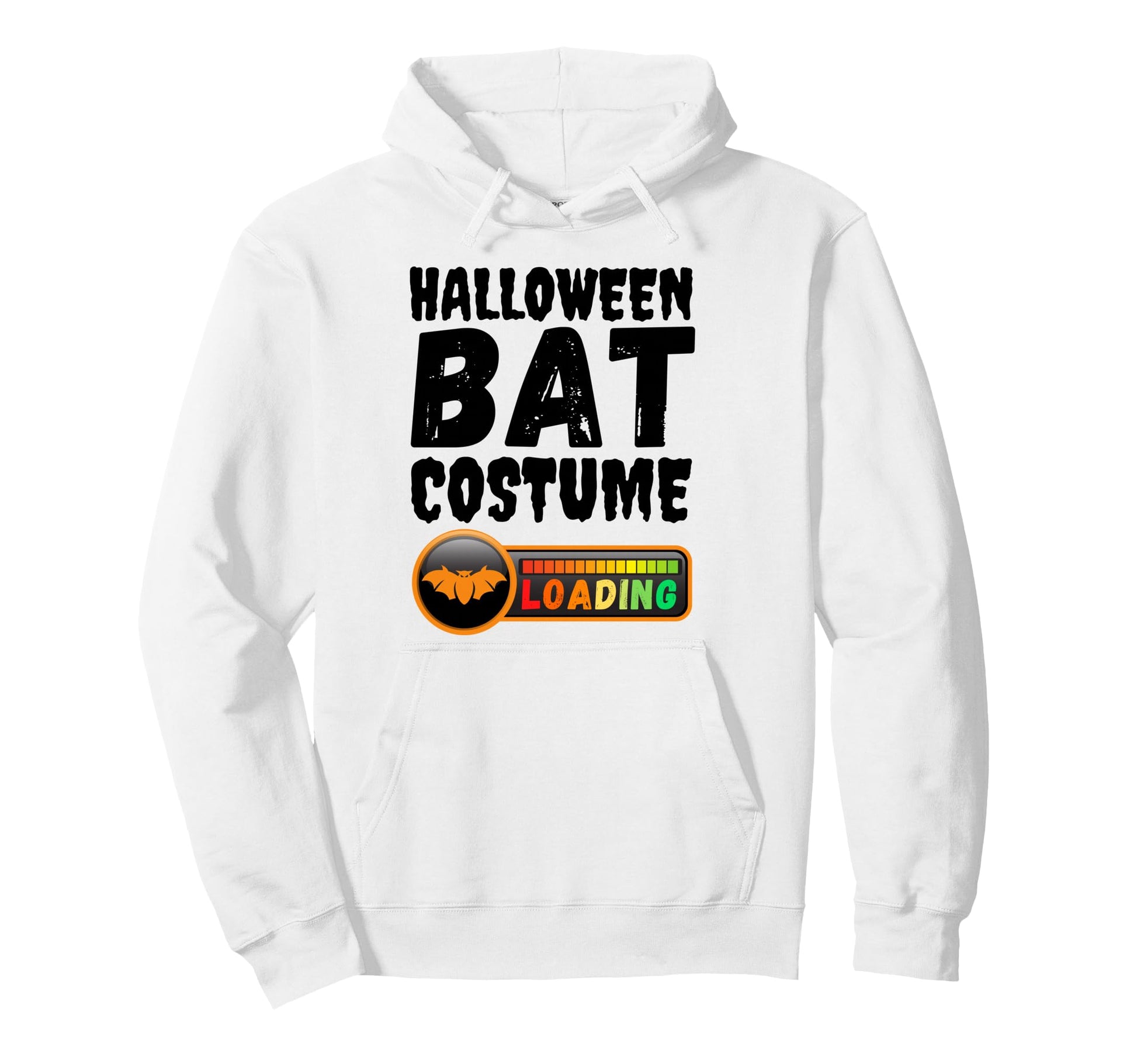 Funny Halloween Costume Loading Hoodie - Fun Novelty Design Men Women - T-Shirt, Sweatshirt, Hoodie