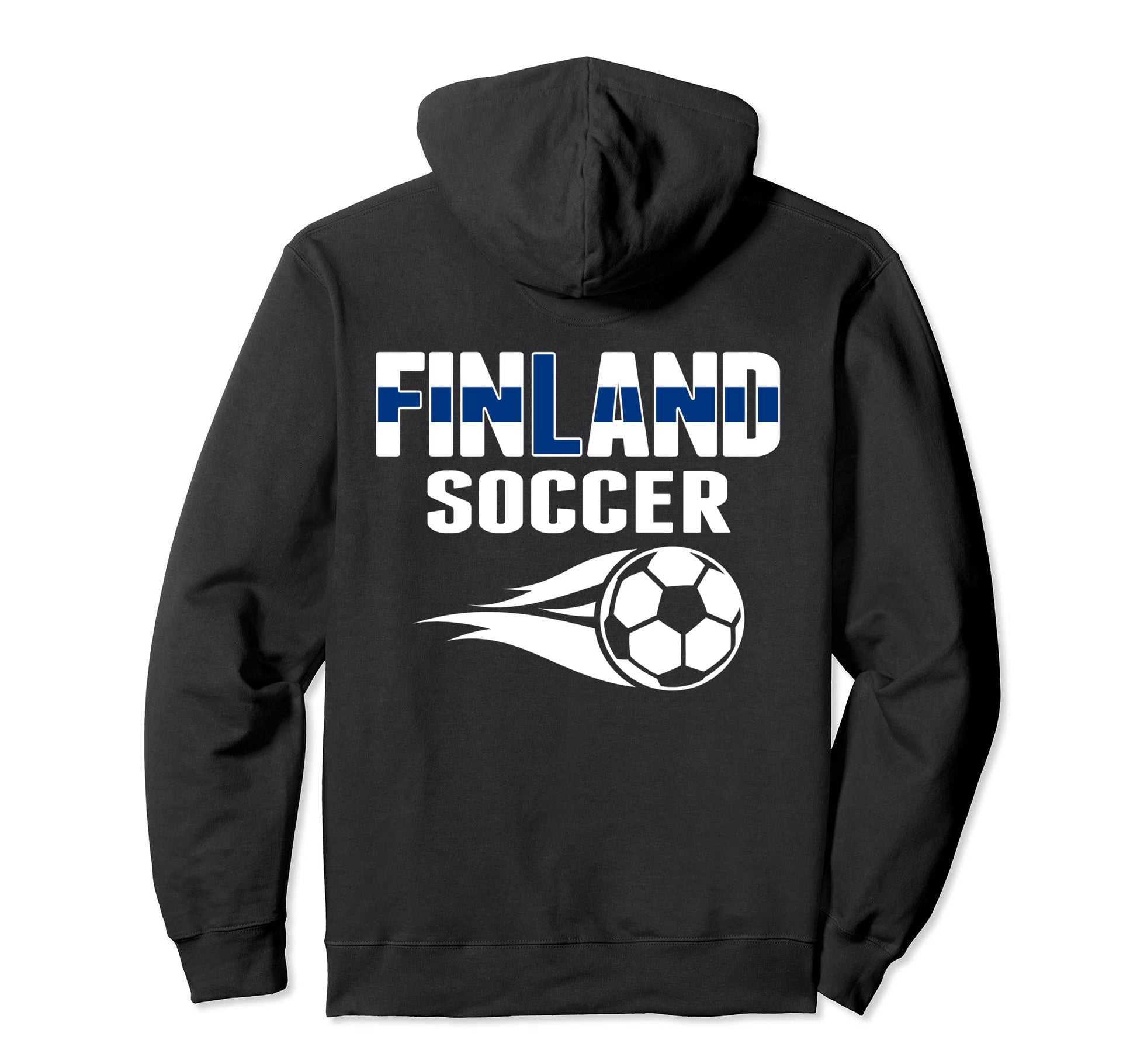 Proud Finland Soccer Fans Jersey Support Hoodie - Streetwear Style Unisex - T-Shirt, Sweatshirt, Hoodie