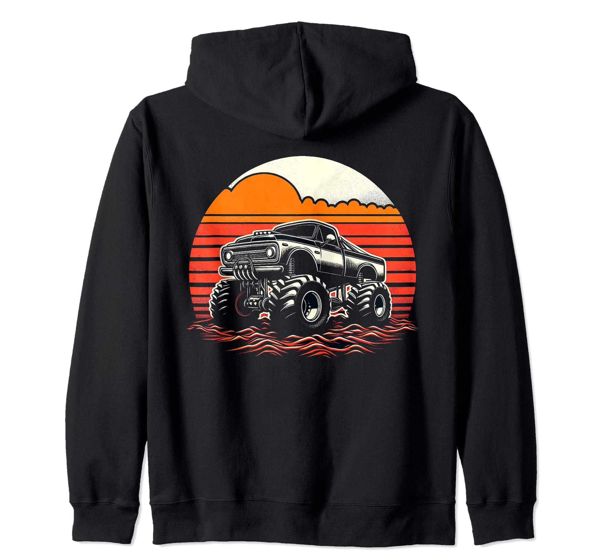 Monster Truck Dad Fathers Day Click Sweatshirt - Aesthetic Graphic Unisex - T-Shirt, Sweatshirt, Hoodie