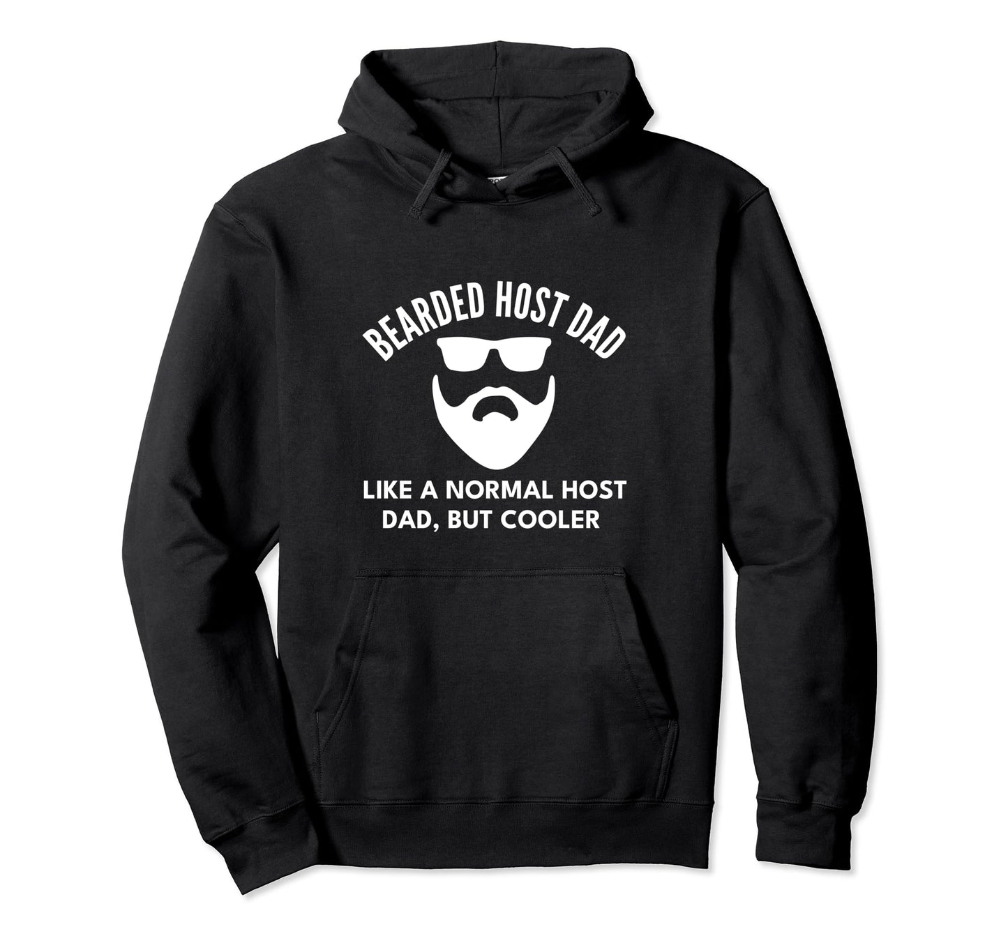 Host Dad Bearded T-Shirt - Minimalist Print for Adults - T-Shirt, Sweatshirt, Hoodie