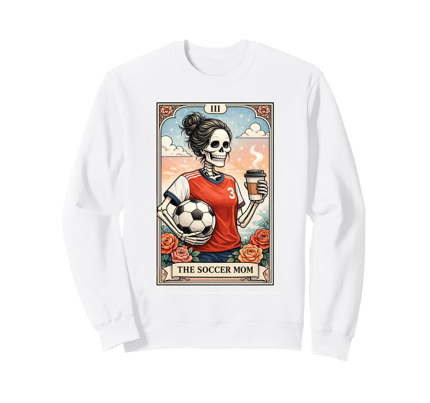 Soccer Mom Soccer Mama Game Day Sweatshirt - Aesthetic Graphic for Adults - T-Shirt, Sweatshirt, Hoodie