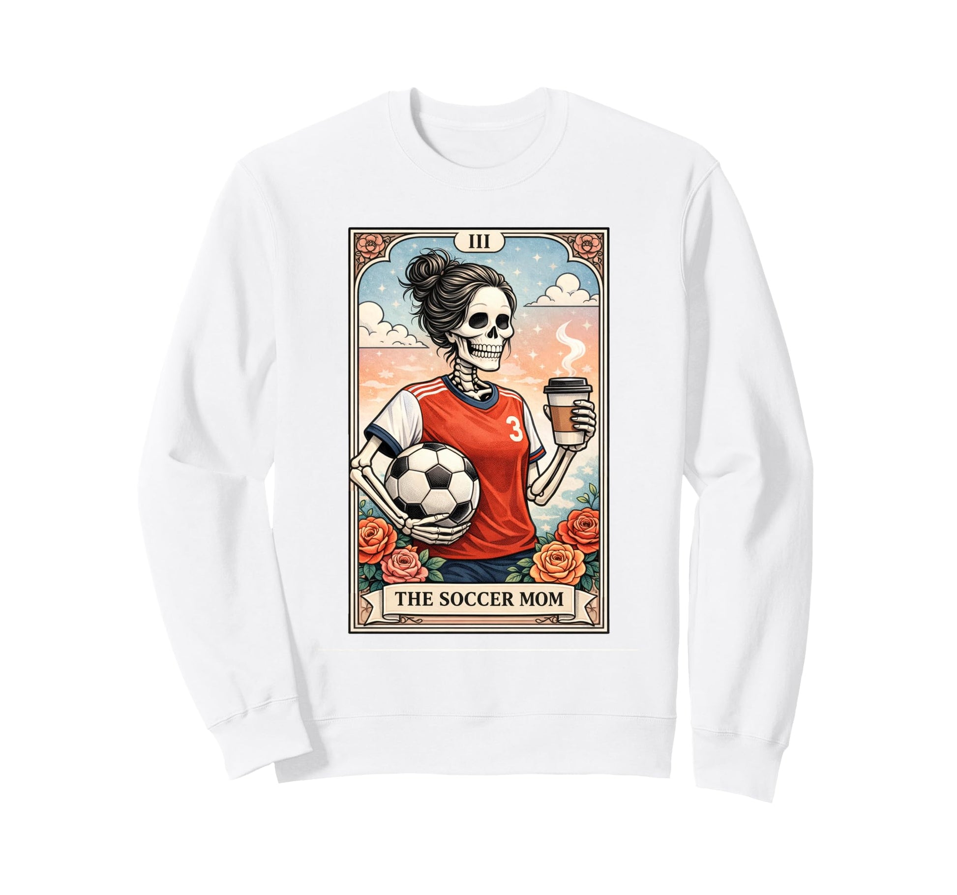 Soccer Mom Soccer Mama Game Day Sweatshirt - Aesthetic Graphic for Adults - T-Shirt, Sweatshirt, Hoodie