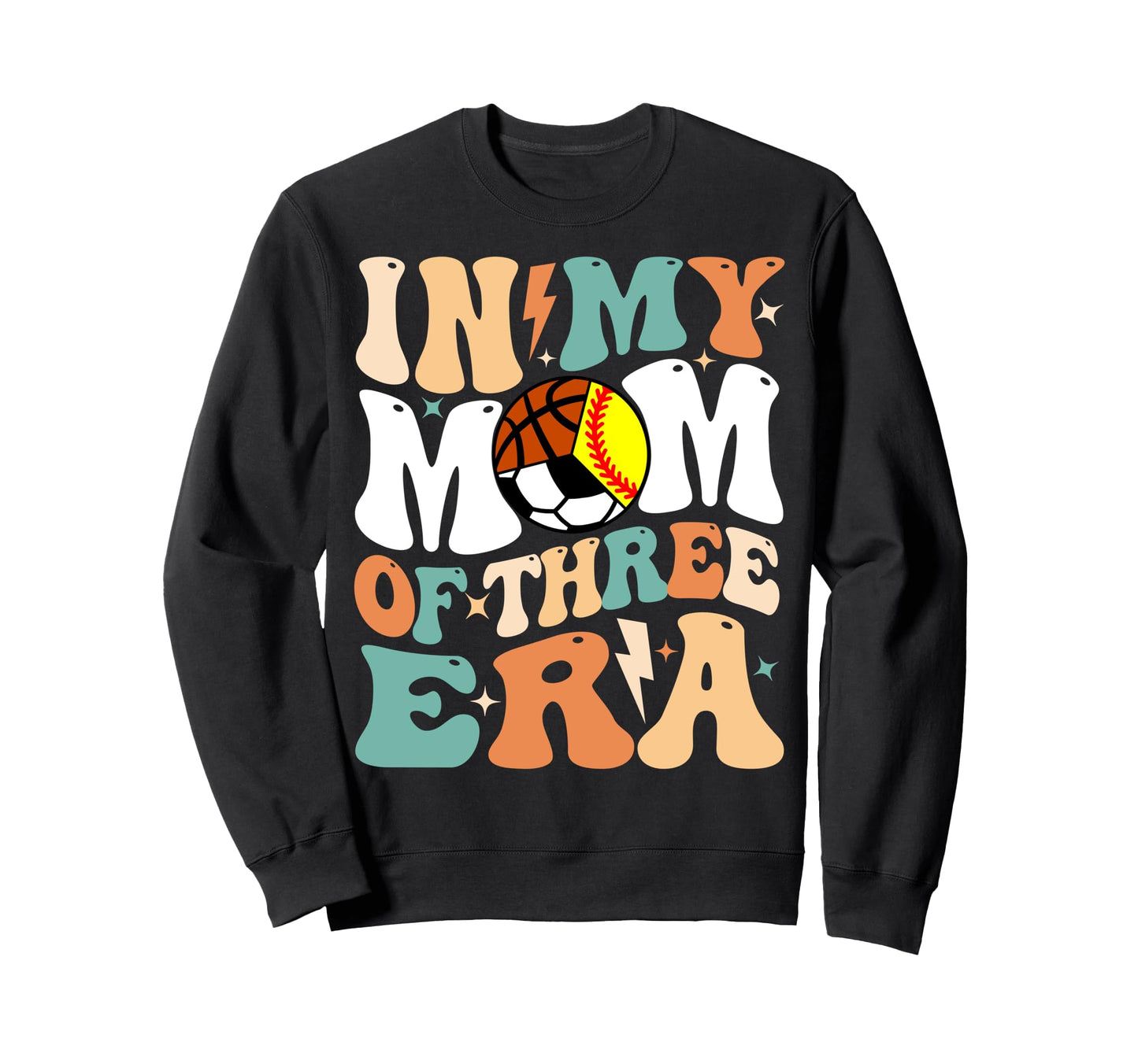 My Softball Soccer Basketball Mom Sweatshirt - Casual Everyday Wear Unisex - T-Shirt, Sweatshirt, Hoodie