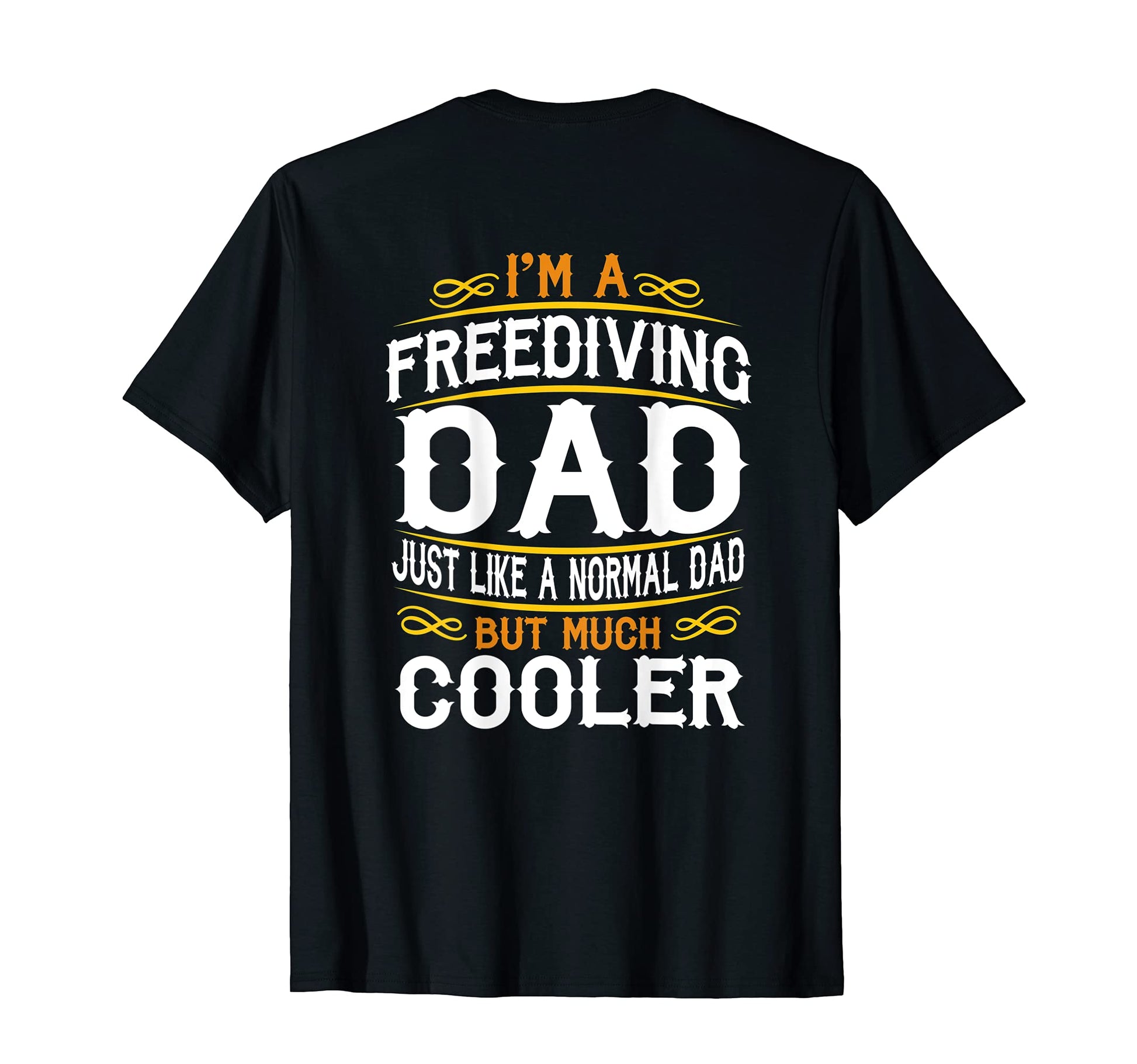 Freediving Dad Im Dad T Shirts F521 T-Shirt - Minimalist Print for Adults - T-Shirt, Sweatshirt, Hoodie