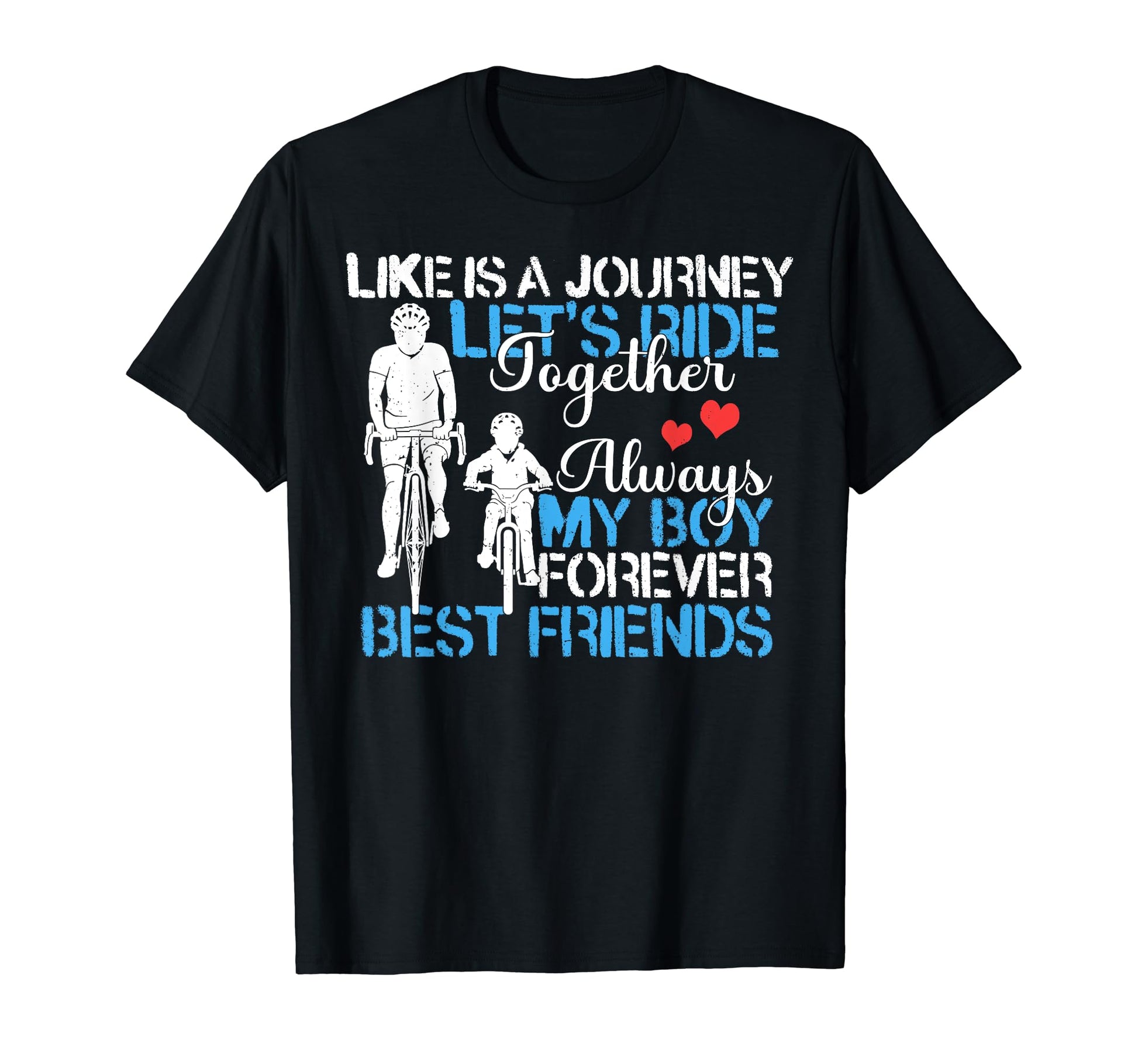 Cycling Dad And Son Bicycle Riding Father T-Shirt - Novelty Apparel Unisex - T-Shirt, Sweatshirt, Hoodie