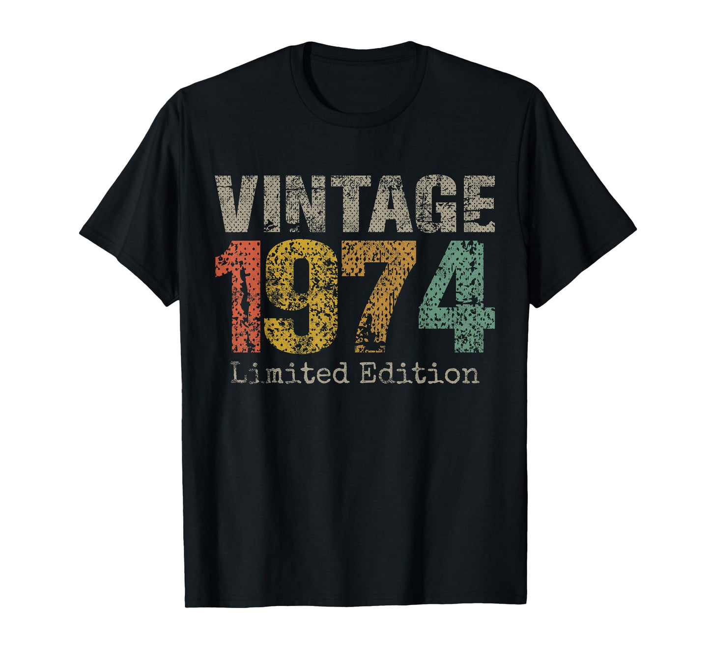 1974 Text 52Nd Birthday Gift 52 Year T-Shirt - Minimalist Print for Adults - T-Shirt, Sweatshirt, Hoodie