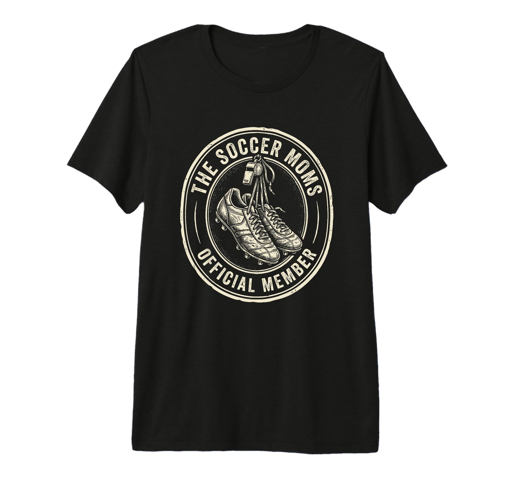 Soccer Moms Member Team Mom Tri T-Shirt - Casual Everyday Wear for Adults - T-Shirt, Sweatshirt, Hoodie