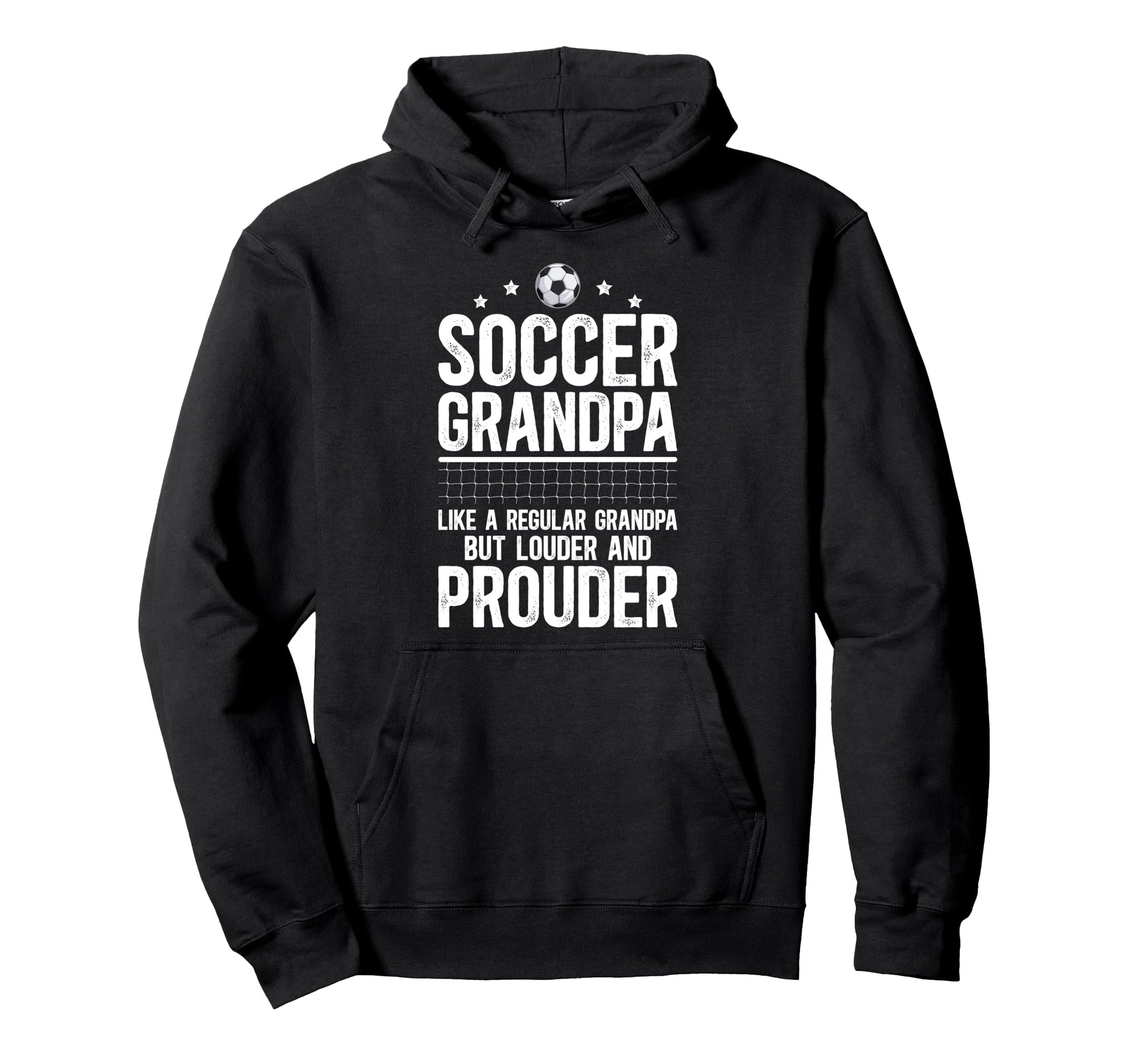 Soccer Grandpa Soccer Player Hoodie - Casual Everyday Wear Men Women - T-Shirt, Sweatshirt, Hoodie