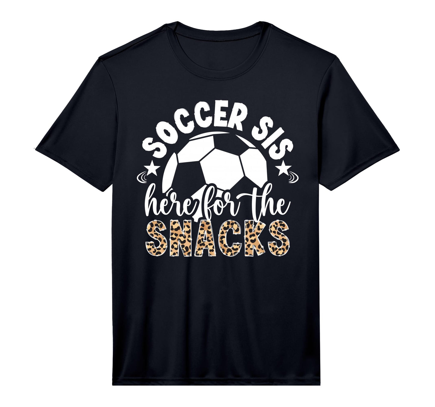 Soccer Sis Here Snacks Soccer T-Shirt - Casual Everyday Wear Men Women - T-Shirt, Sweatshirt, Hoodie