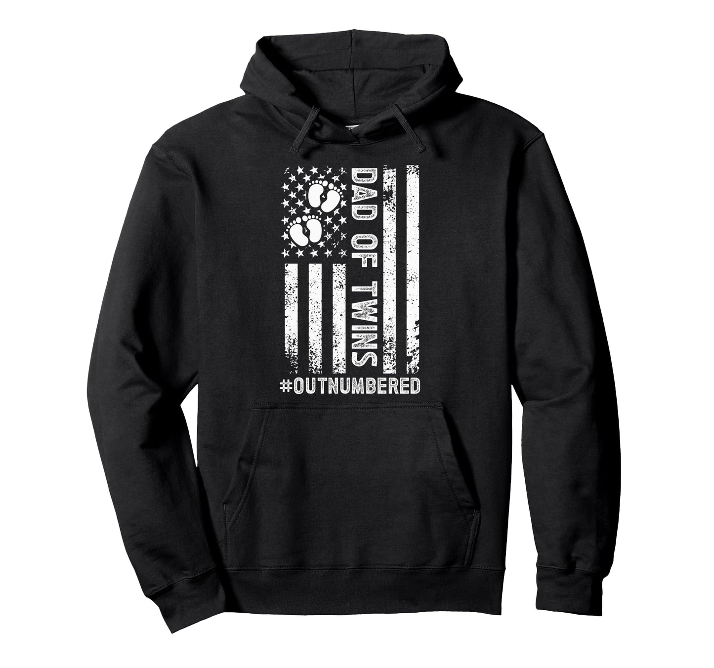 Twin Dad Twins Outnumbered Twin Hoodie - Casual Everyday Wear Men Women - T-Shirt, Sweatshirt, Hoodie