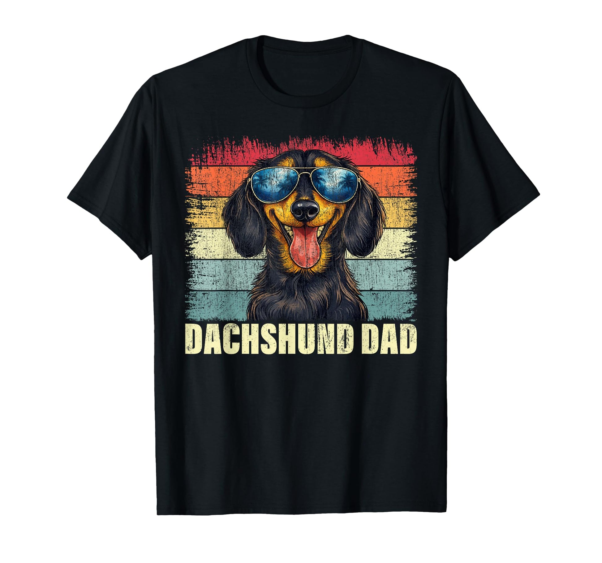 Dachshund Dad Fathers Day Wiener Dog T-Shirt - Unique Graphic for Adults - T-Shirt, Sweatshirt, Hoodie