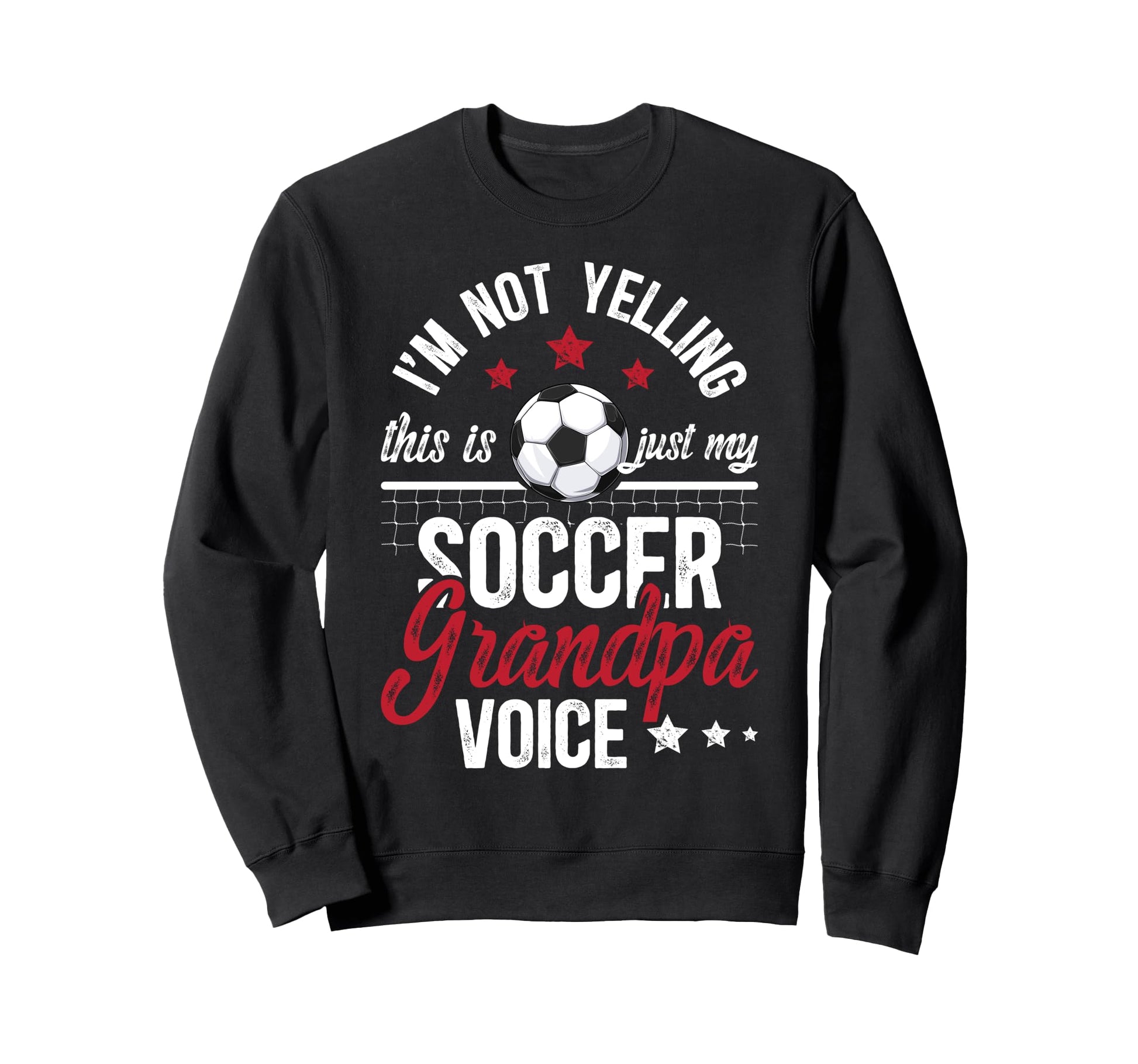 My Soccer Grandpa Voice Soccer Sweatshirt - Unique Graphic Men Women - T-Shirt, Sweatshirt, Hoodie