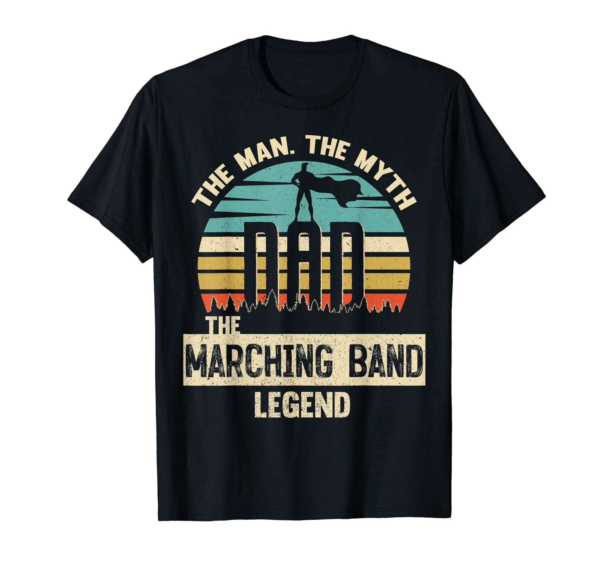 Myth Legend Dad Marching Band T-Shirt - Minimalist Print Men Women - T-Shirt, Sweatshirt, Hoodie