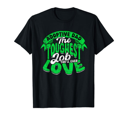 Adoptive Dad Adoption Adoptive Dad T-Shirt - Minimalist Print Unisex - T-Shirt, Sweatshirt, Hoodie