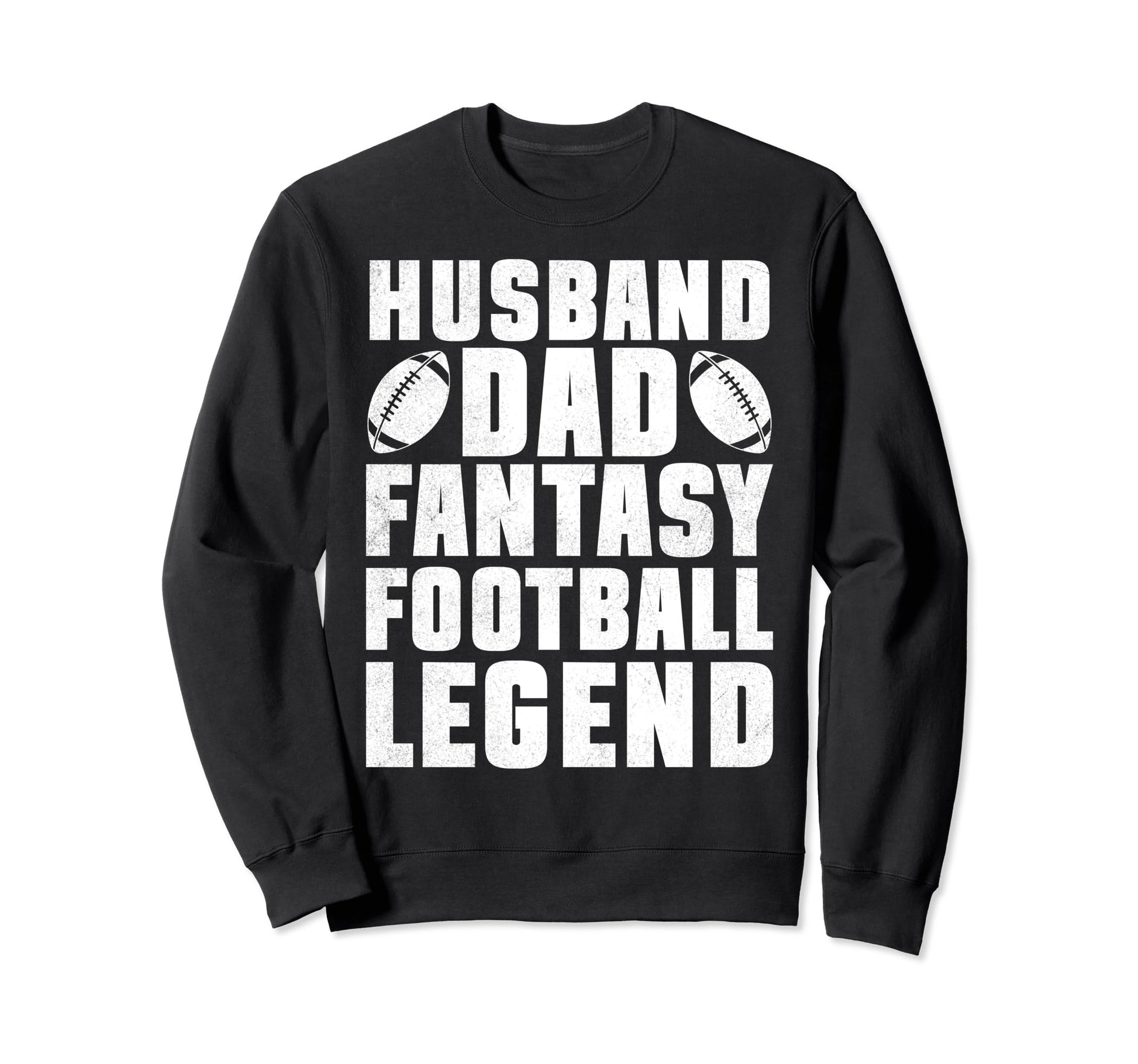 Husband Dad Fantasy Football Sweatshirt - Aesthetic Graphic Men Women - T-Shirt, Sweatshirt, Hoodie