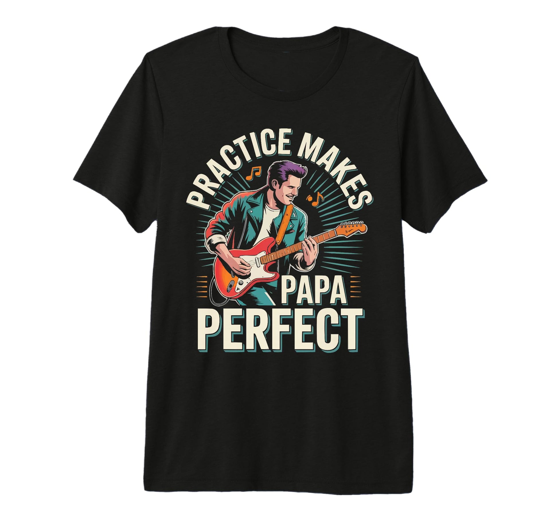 Guitarist Dad Guitar Player Daddy T-Shirt - Fun Novelty Design Men Women - T-Shirt, Sweatshirt, Hoodie