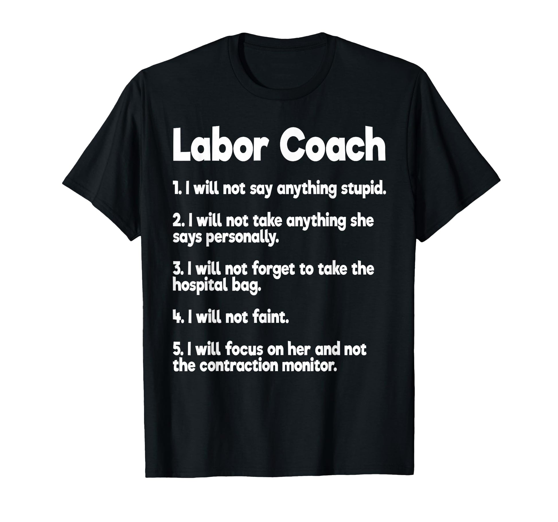 Labor Coach Expecting Dad Rules Papa T-Shirt - Unique Graphic for Adults - T-Shirt, Sweatshirt, Hoodie