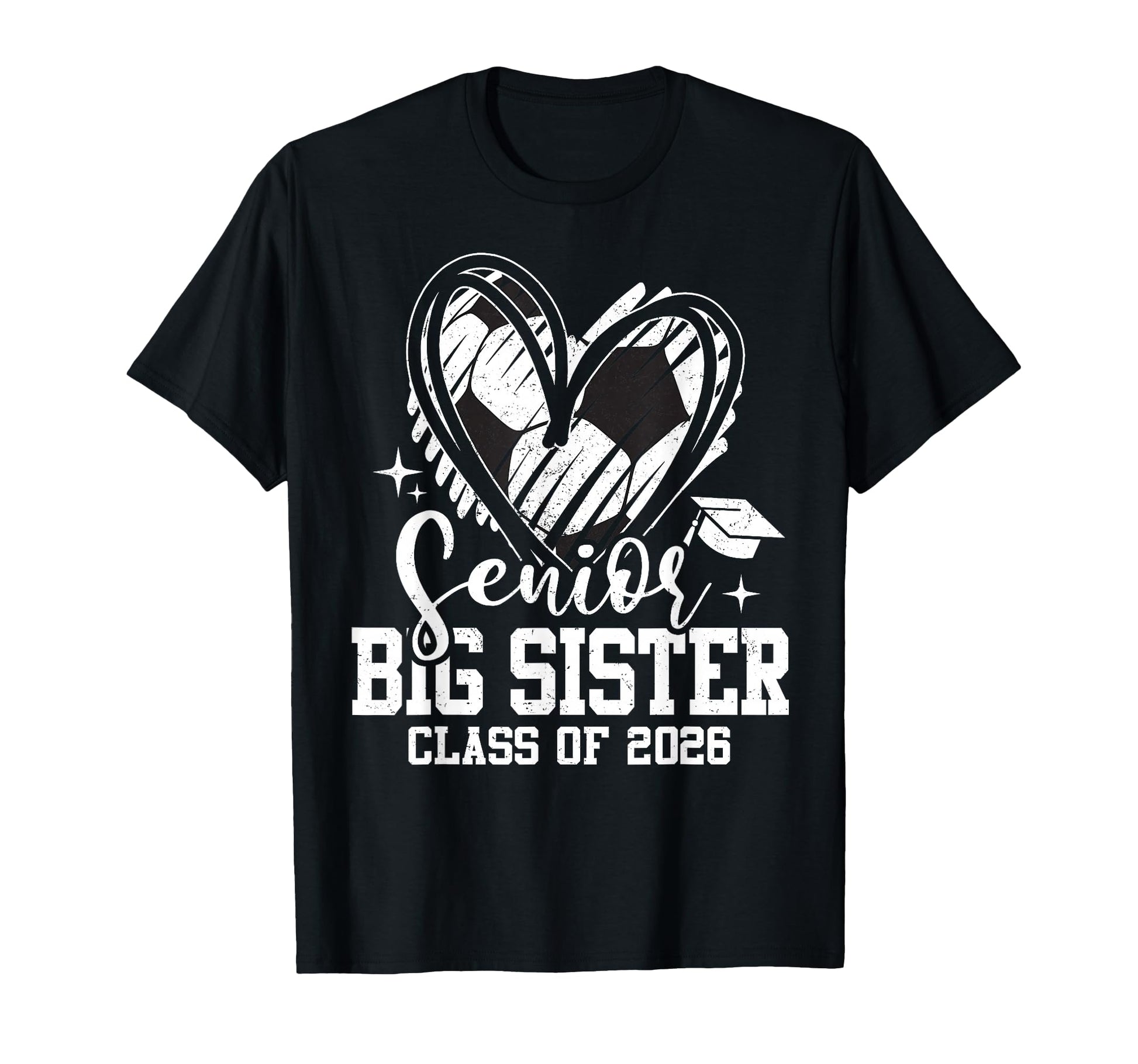 Senior Big Sister Class 2026 T-Shirt - Fun Novelty Design for Adults - T-Shirt, Sweatshirt, Hoodie