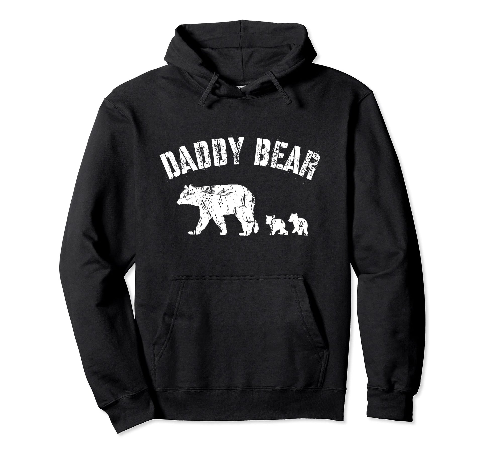 Daddy Bear 2 Two Cubs Dad Fun Father Hoodie - Custom Art Print for Adults - T-Shirt, Sweatshirt, Hoodie