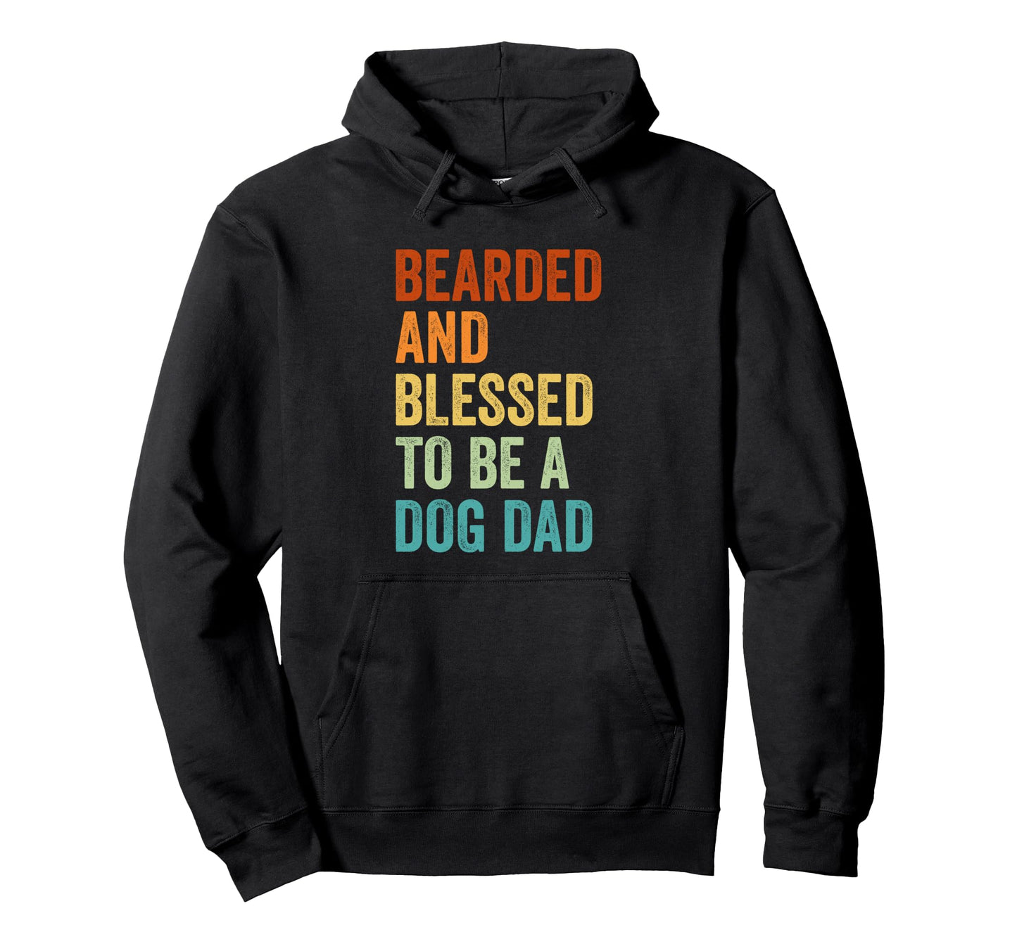 Bearded And Blessed Dog Lover Hoodie - Minimalist Print Men Women - T-Shirt, Sweatshirt, Hoodie